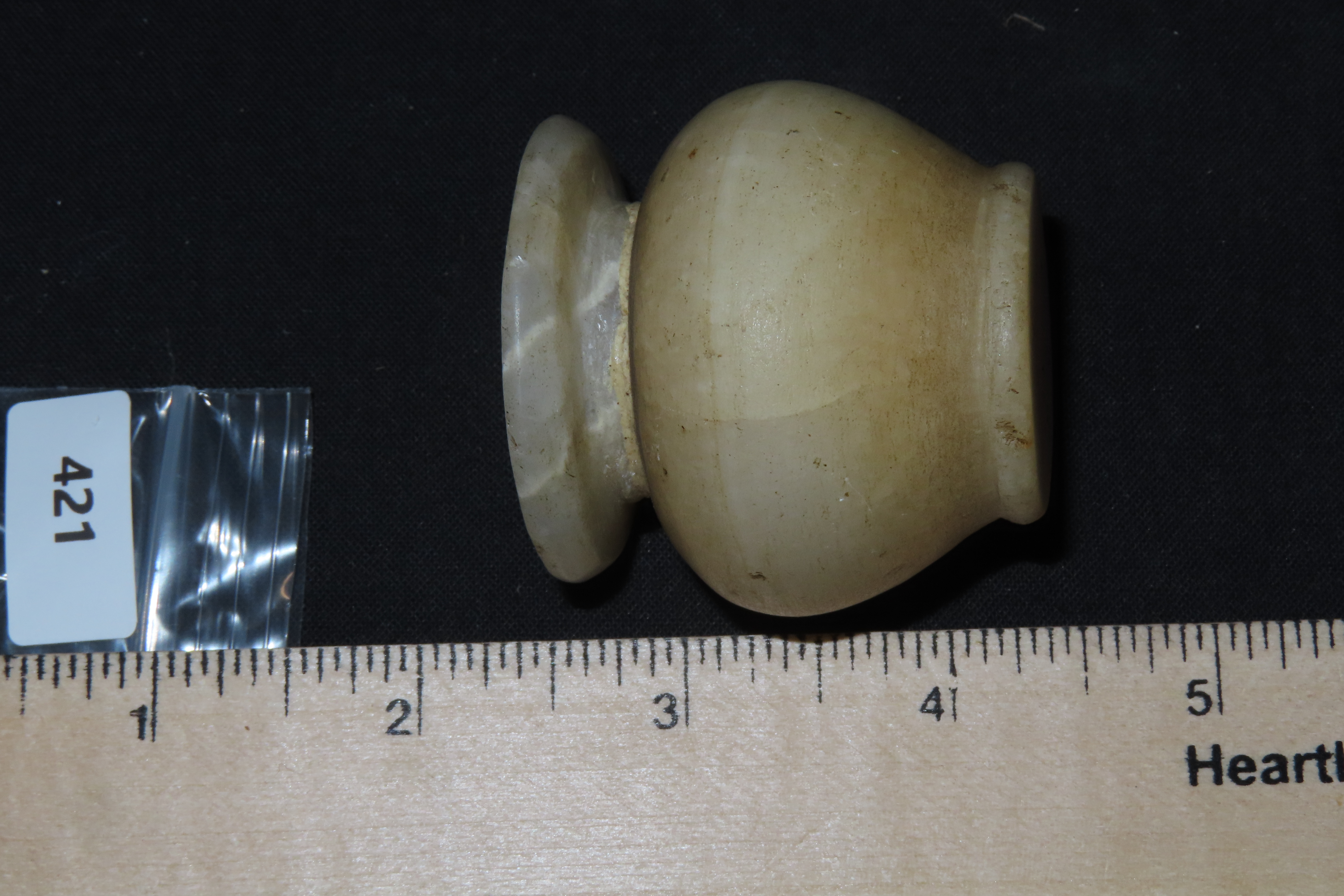 1 3/4" Ancient Egyptian Alabaster Jar