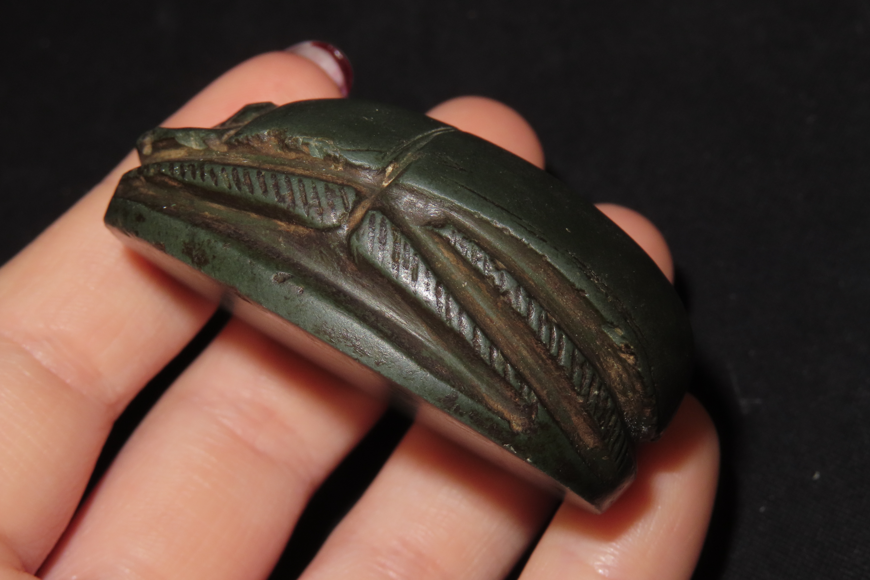 2 1/4" Ancient Egyptian Scarab, New Kingdom