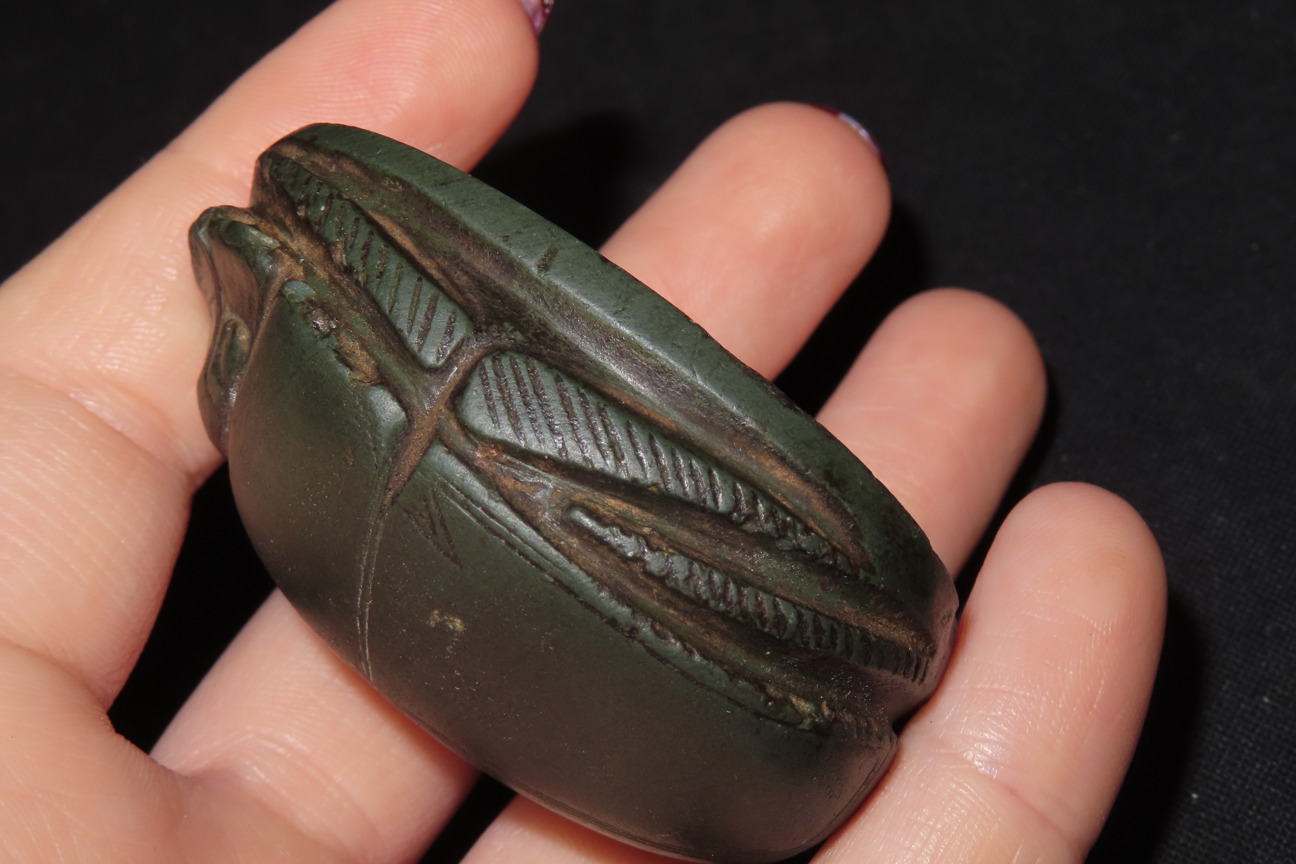 2 1/4" Ancient Egyptian Scarab, New Kingdom