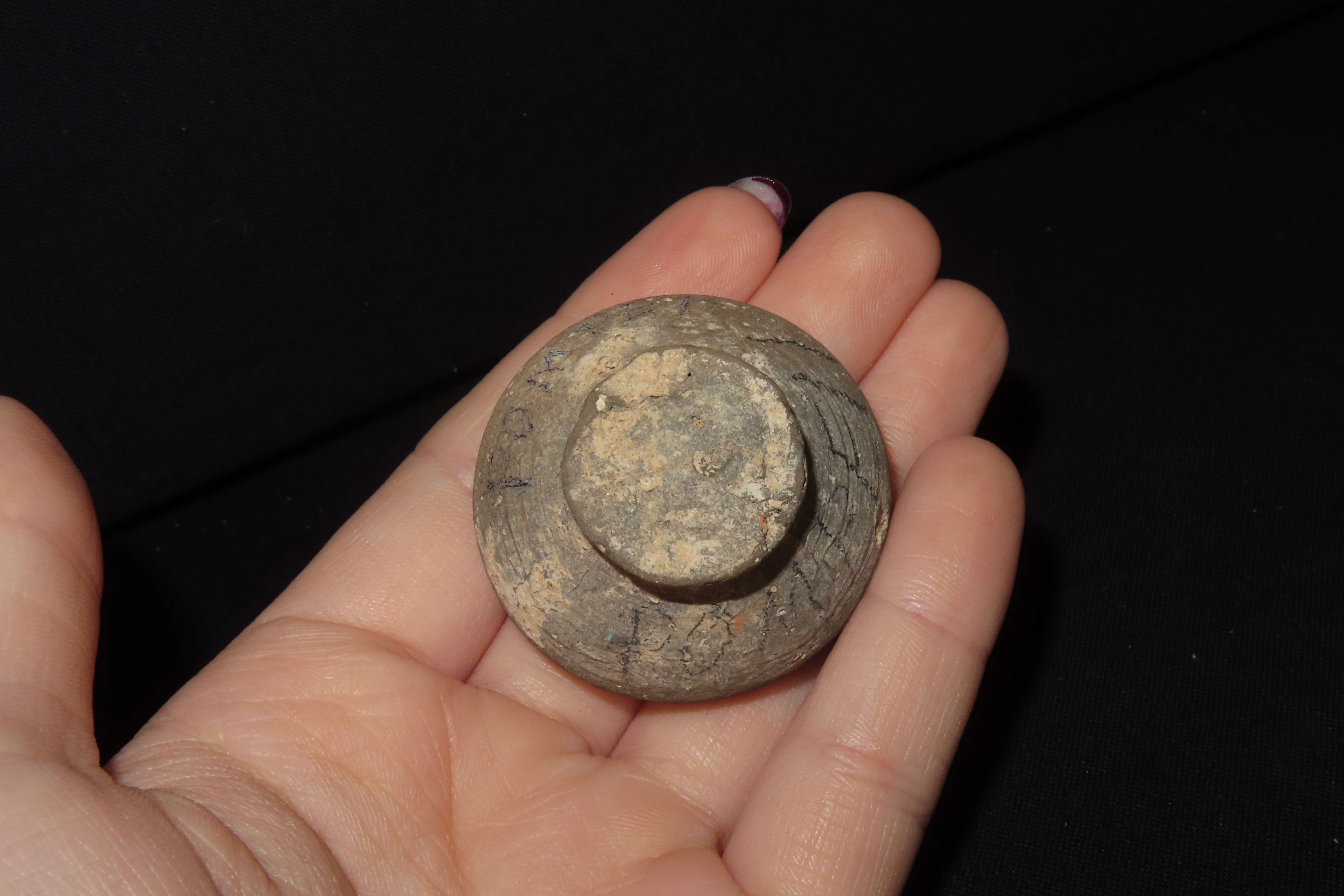 Lot of 2 Miniature Pots from Pompeii, 79 AD, Largest 2"