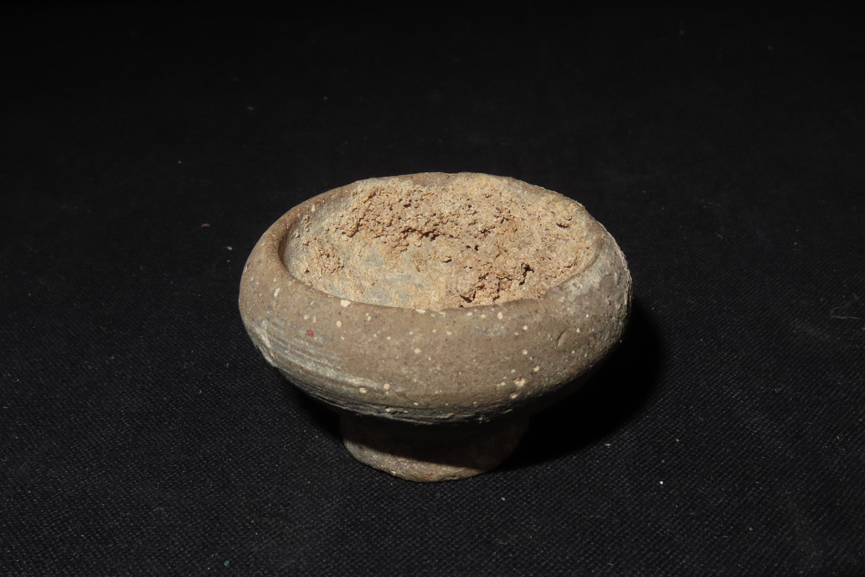 Lot of 2 Miniature Pots from Pompeii, 79 AD, Largest 2"