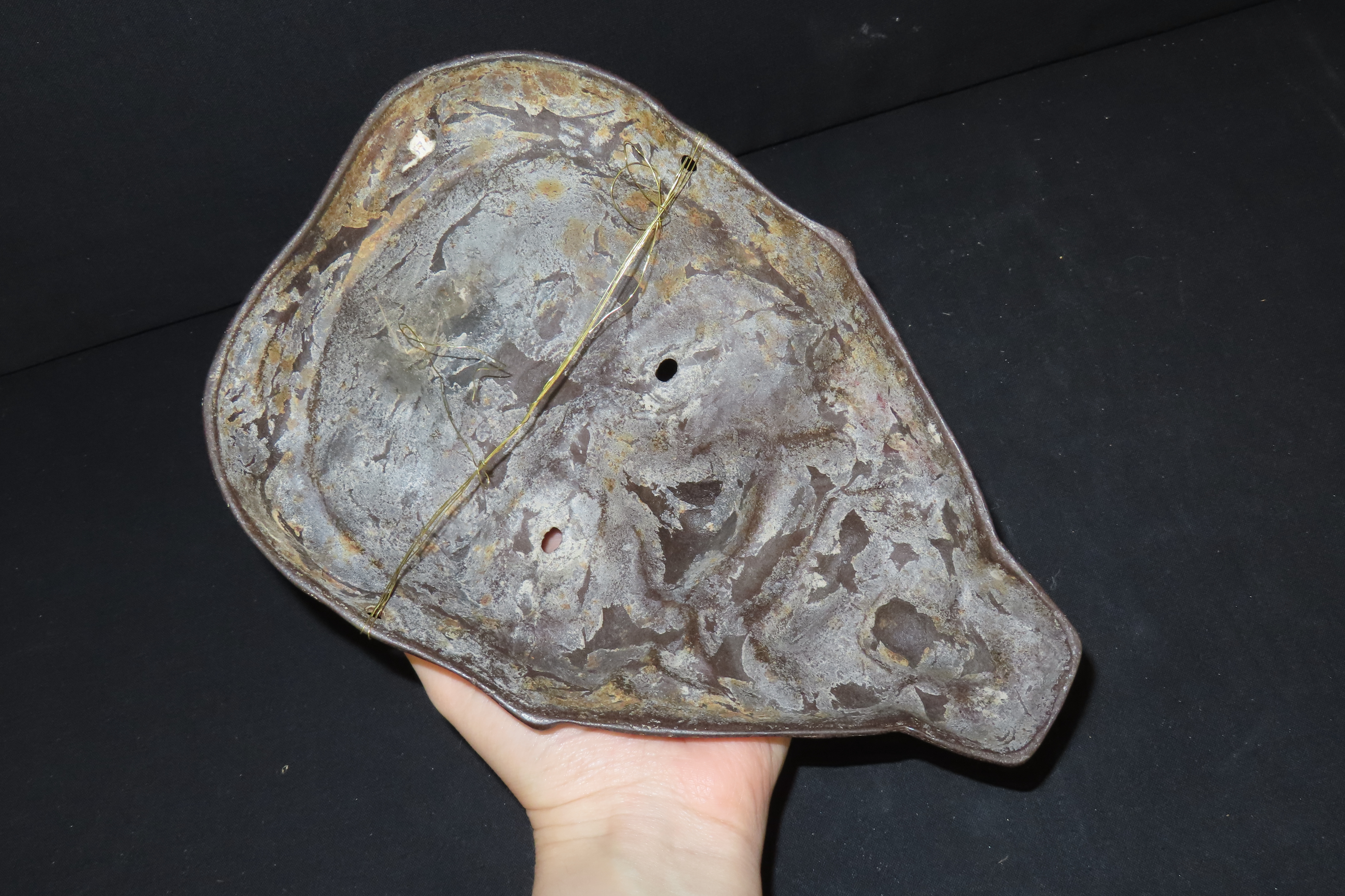 8 5/8" Japanese Shikami (Shishiguchi) Mask, Metal