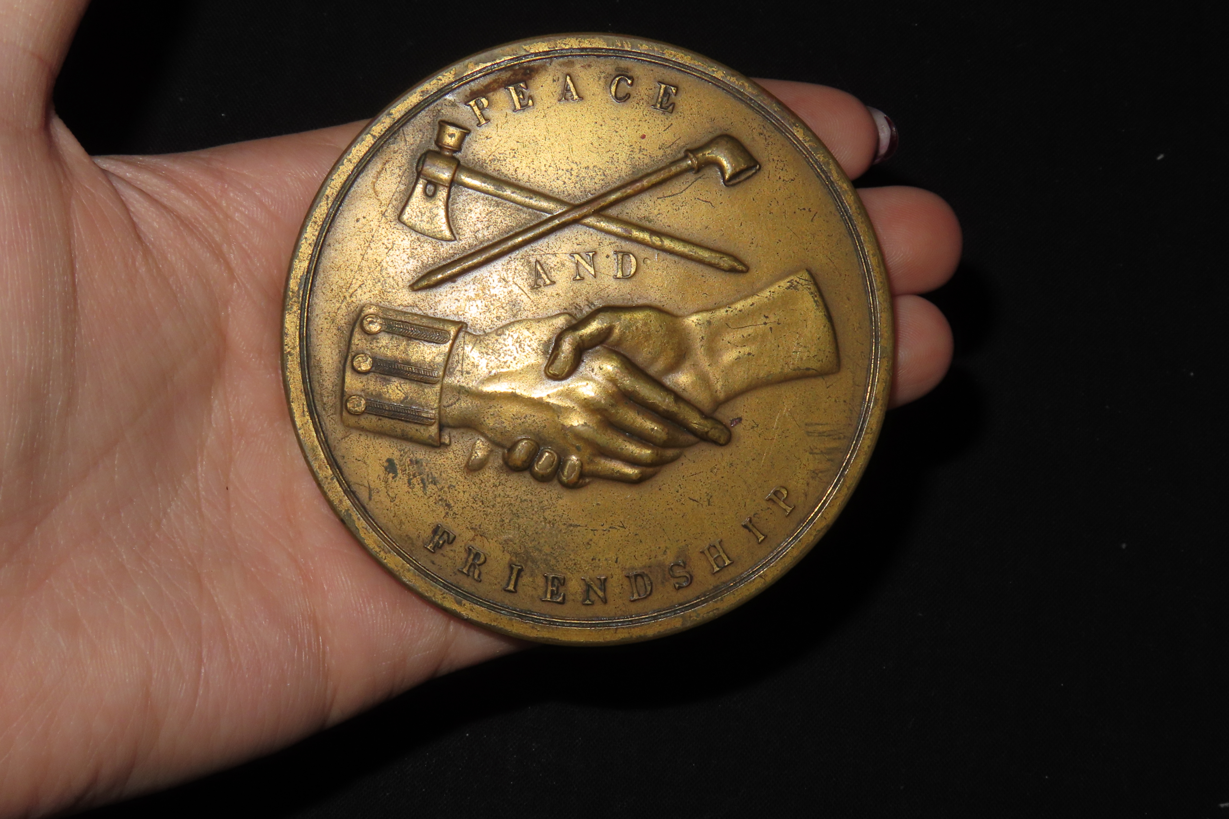 Lot of 2 Presidential 3" Medals and 1 Presidential 2 1/4" Medal