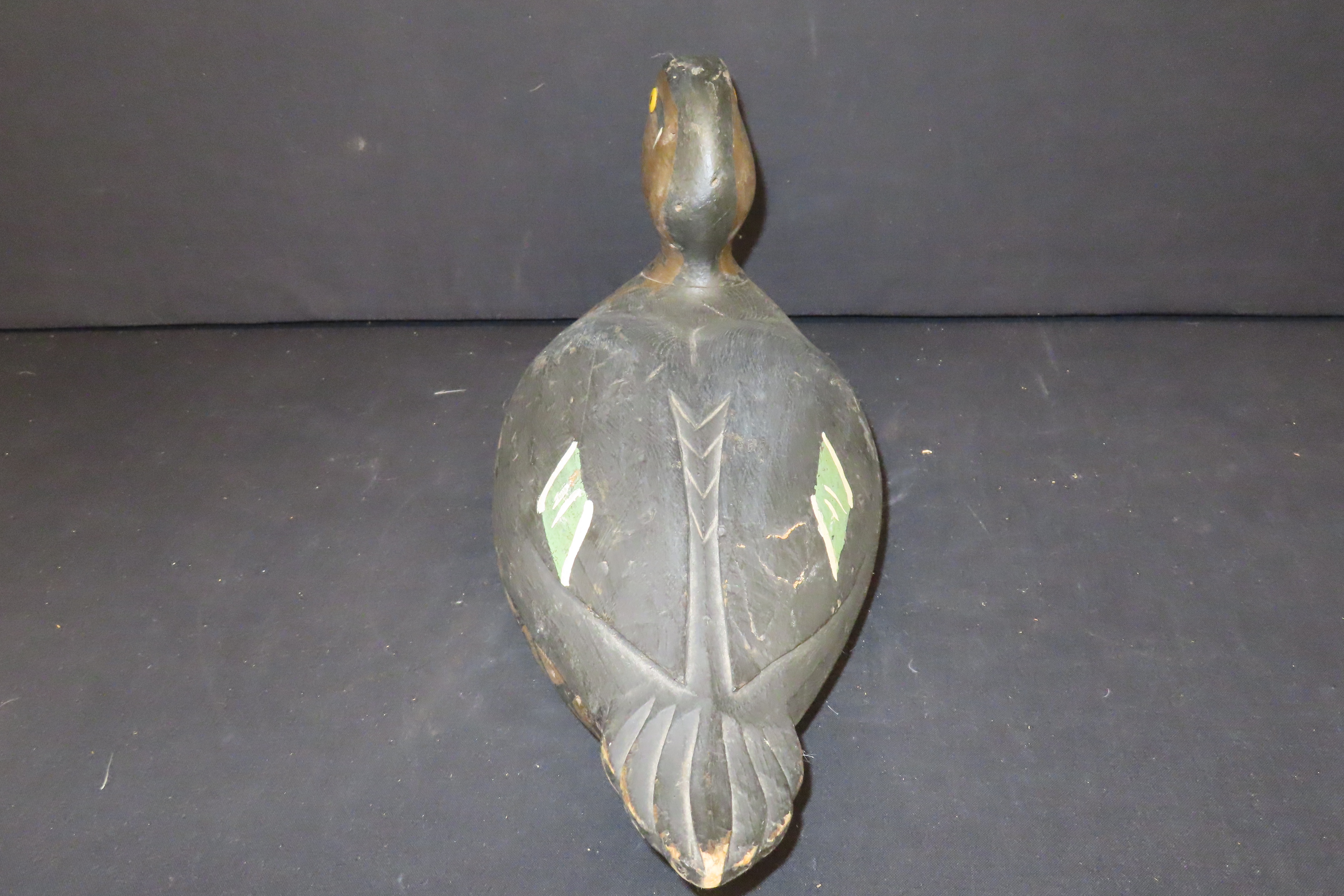 15" x 6 1/4" Antique Duck Decoy