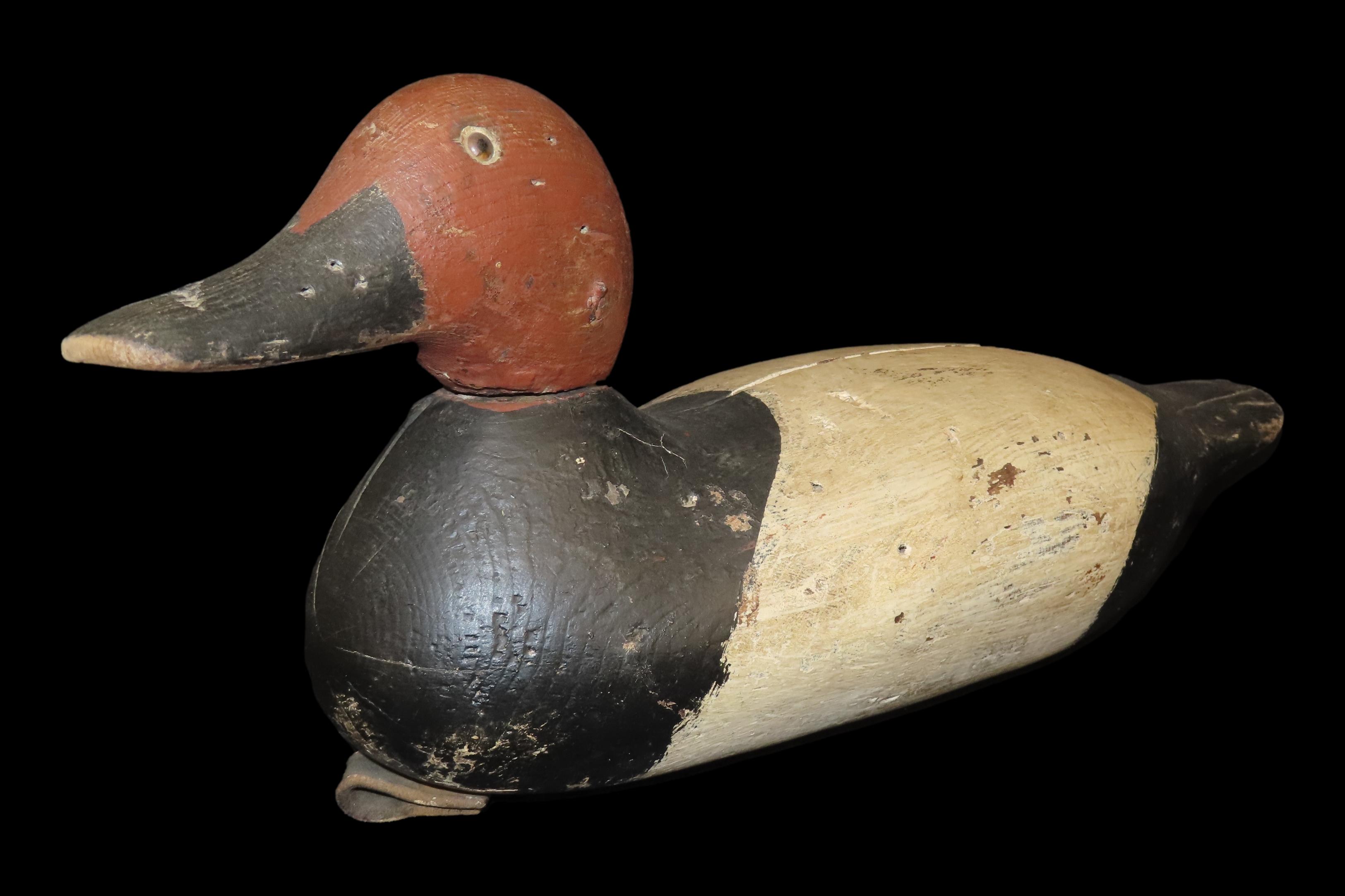 16" x 7" Antique Duck Decoy