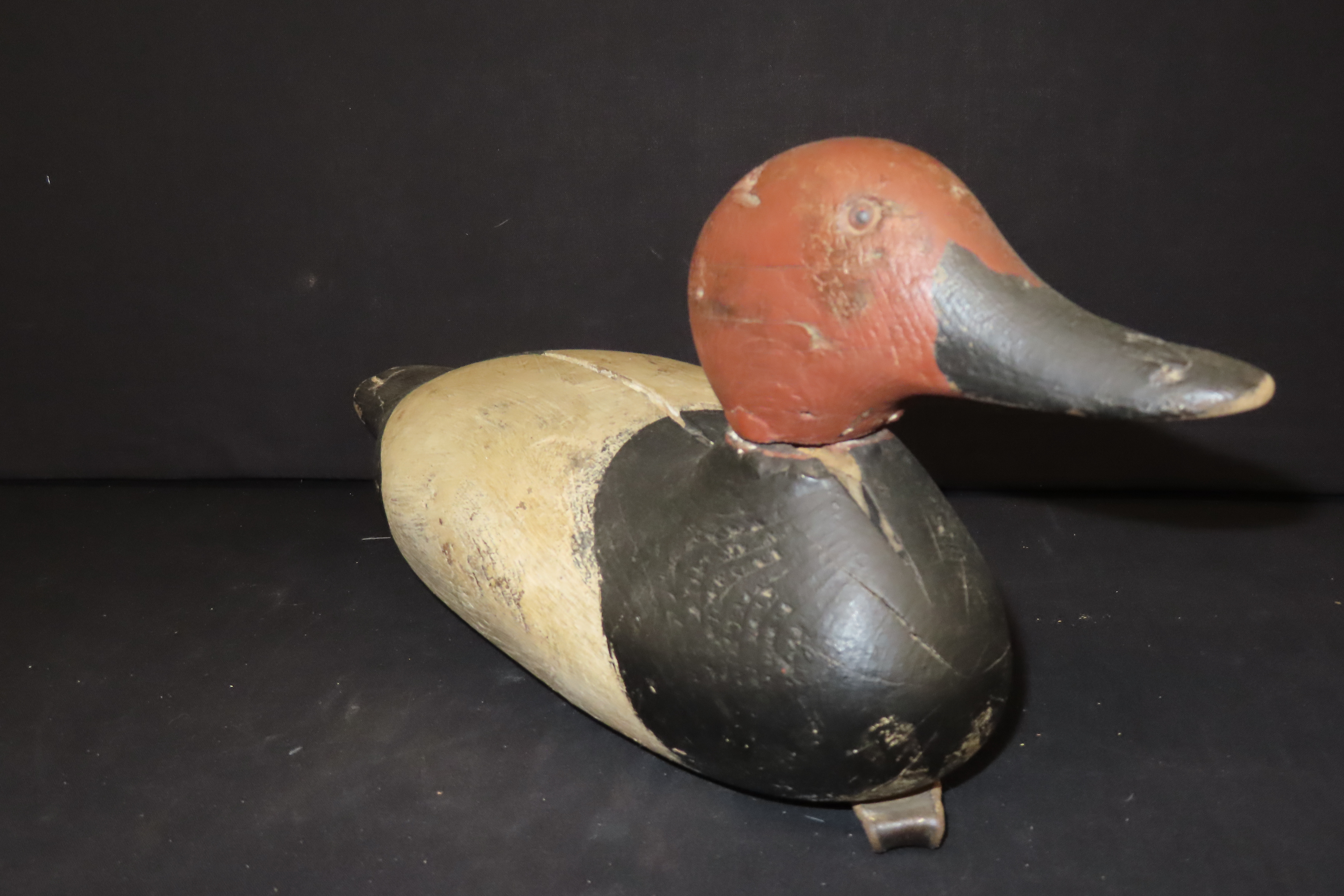 16" x 7" Antique Duck Decoy