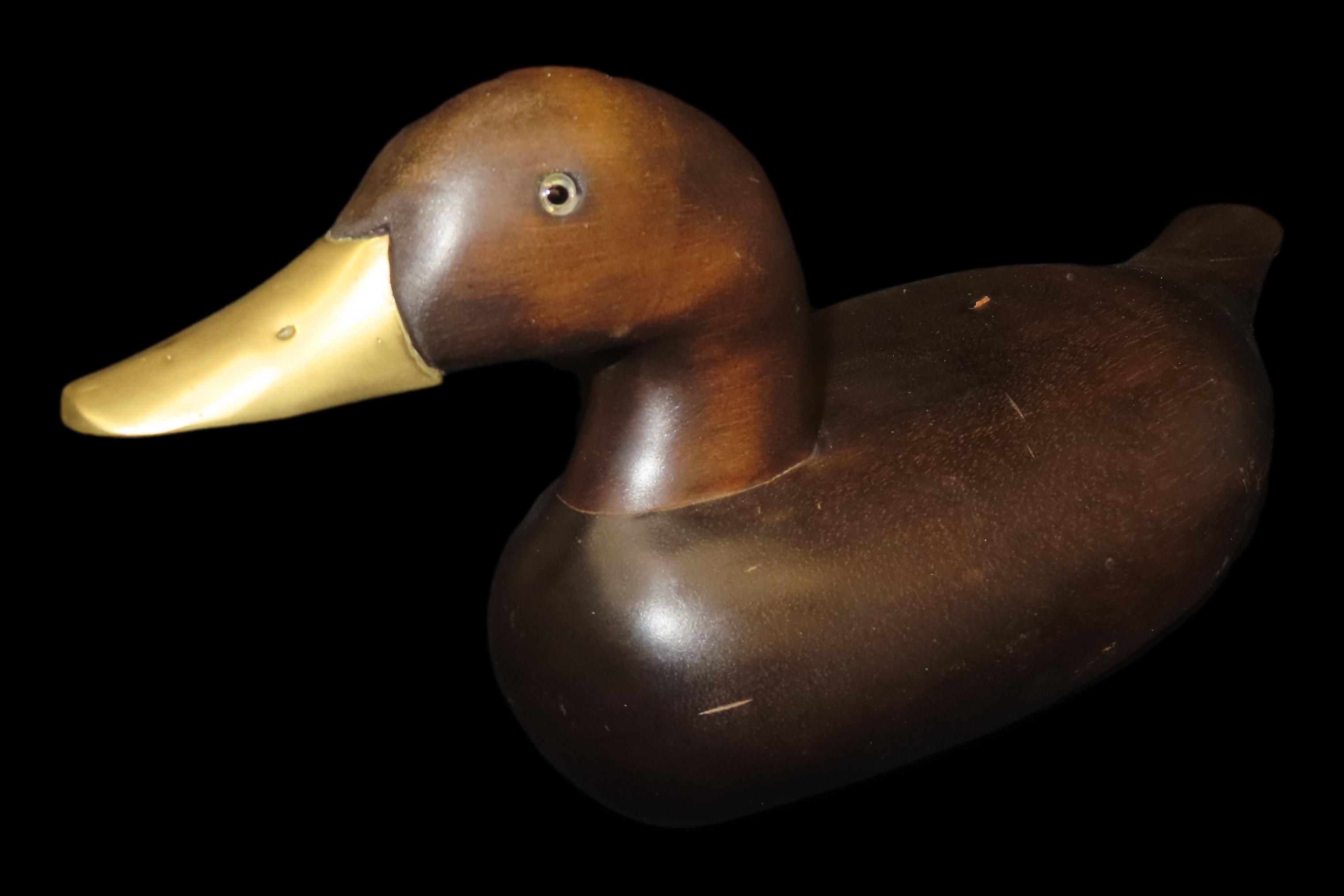 17 1/2" x 6 3/4" Antique Duck Decoy