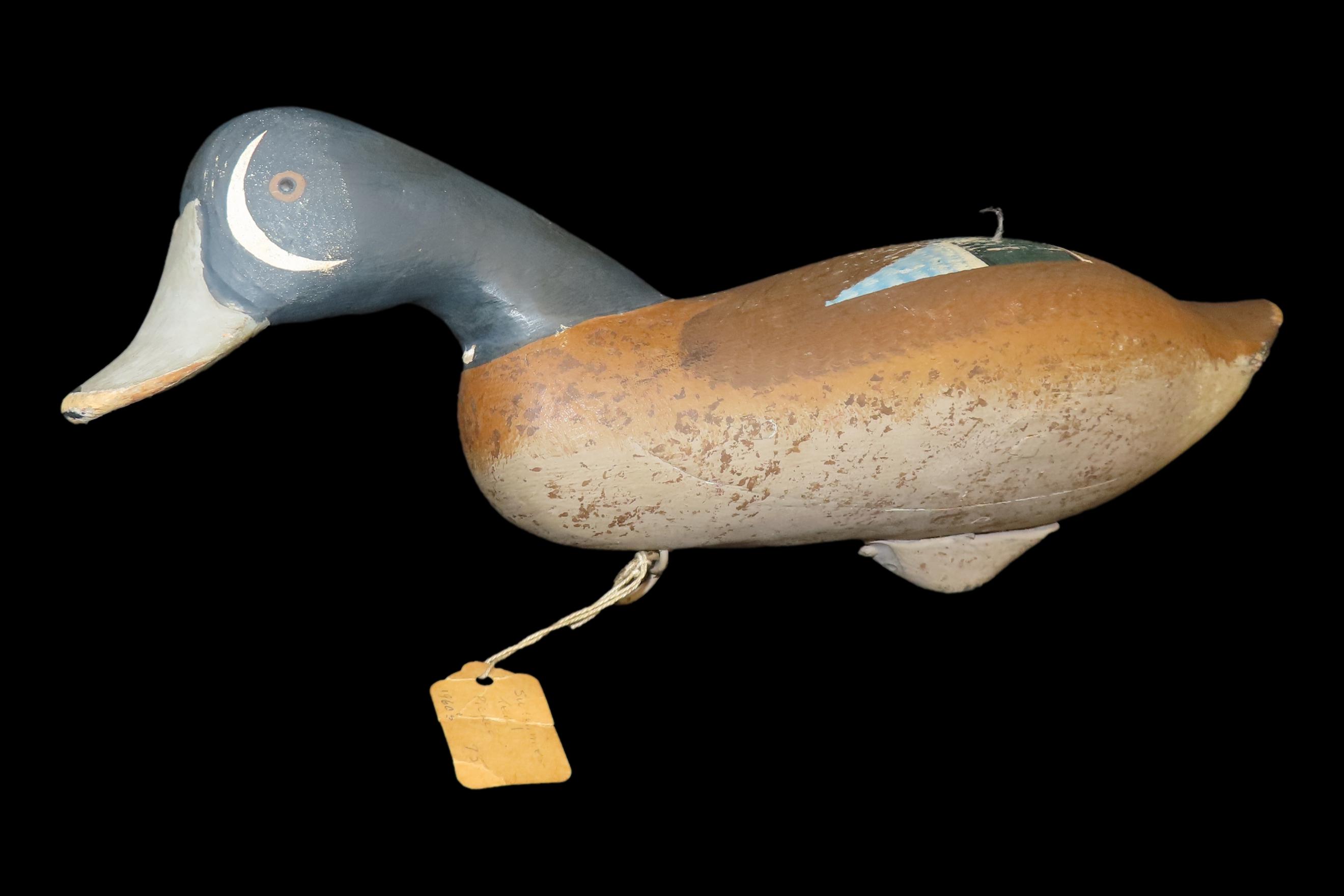 15 1/4" x 6 1/4" Antique Duck Decoy