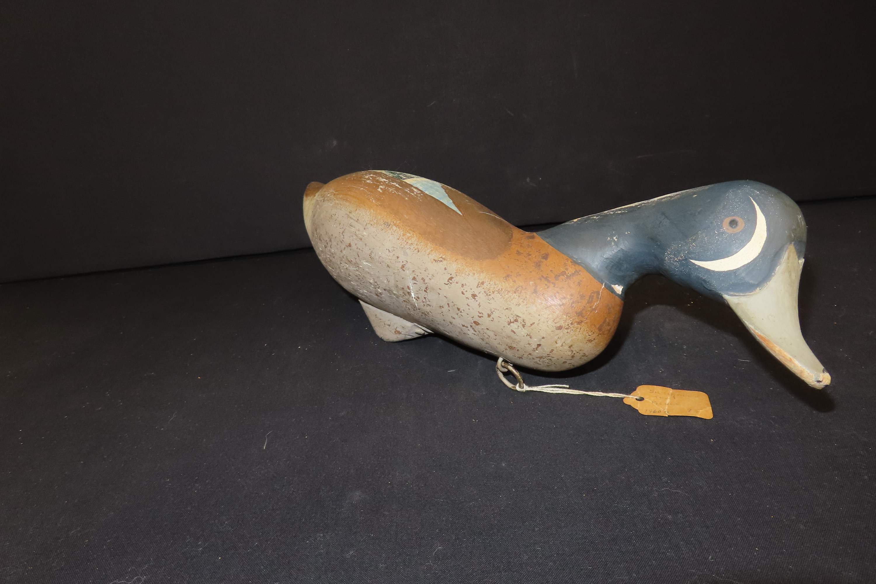 15 1/4" x 6 1/4" Antique Duck Decoy