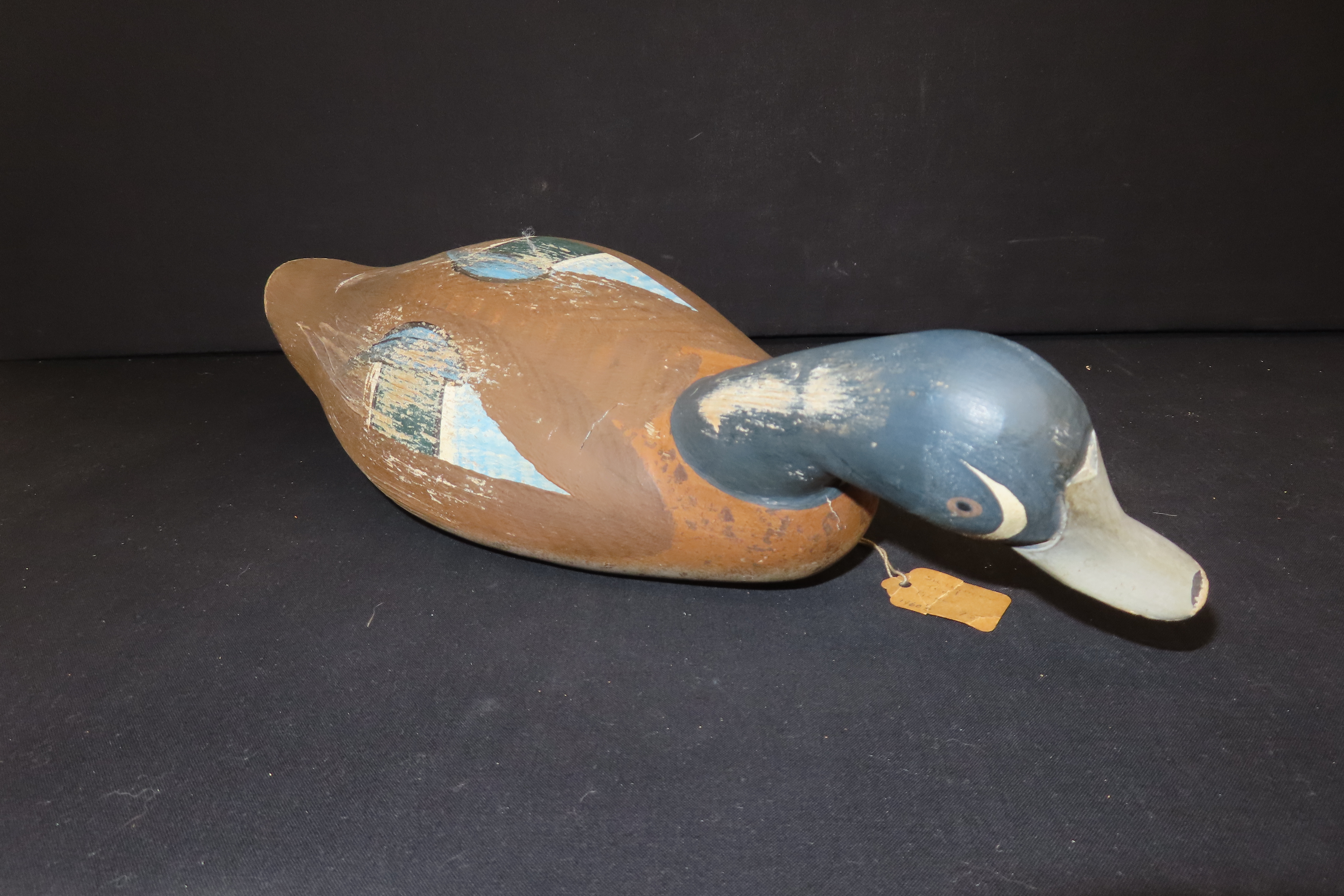 15 1/4" x 6 1/4" Antique Duck Decoy