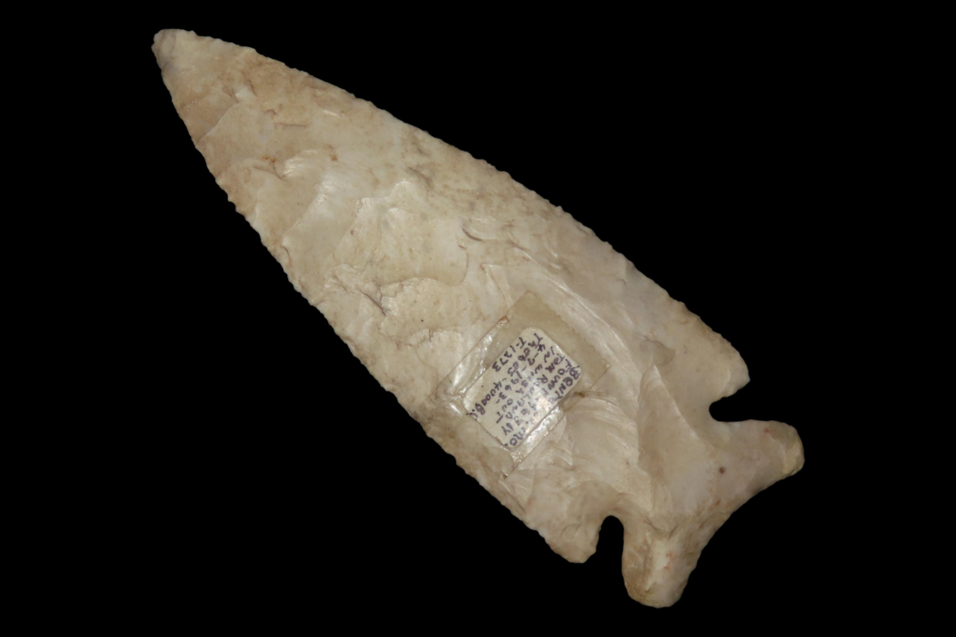 5 1/2" Thebes, Found in Benton Co. Missouri in 1963 by Tom Towland, Ex. Floyd Ritter, Ex. Bob Smith Collection, Pictured in Ritter's Collect