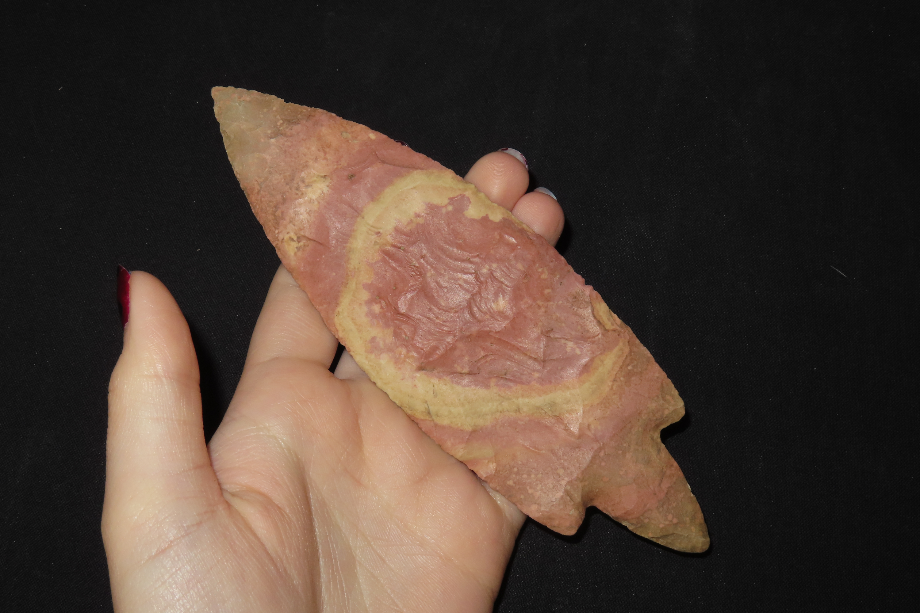 6 3/8" First Stage Adena, Found in Hardin Co. Illinois in 1987, Ex. Perry, Ex. Tommy Butel Collection