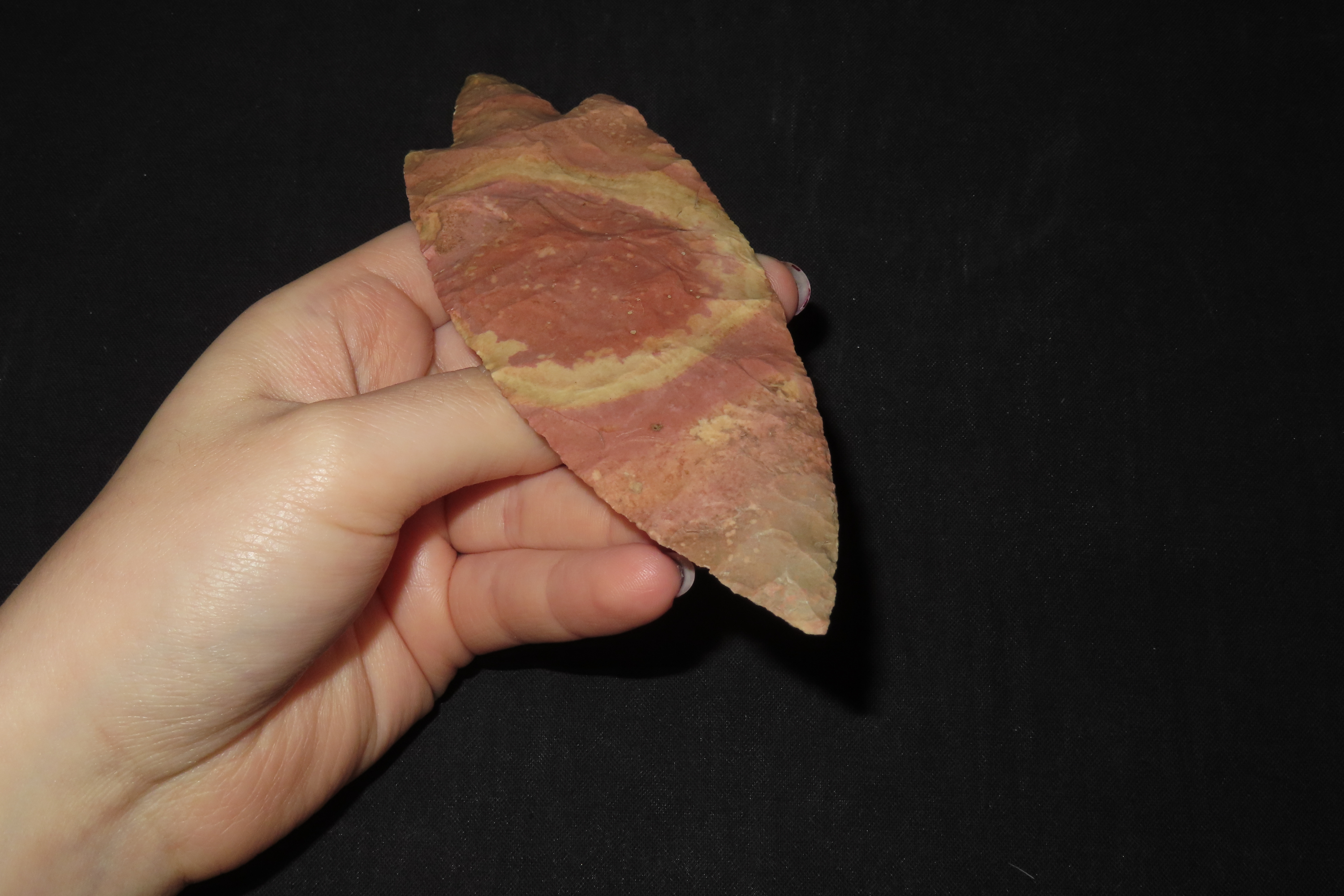 6 3/8" First Stage Adena, Found in Hardin Co. Illinois in 1987, Ex. Perry, Ex. Tommy Butel Collection