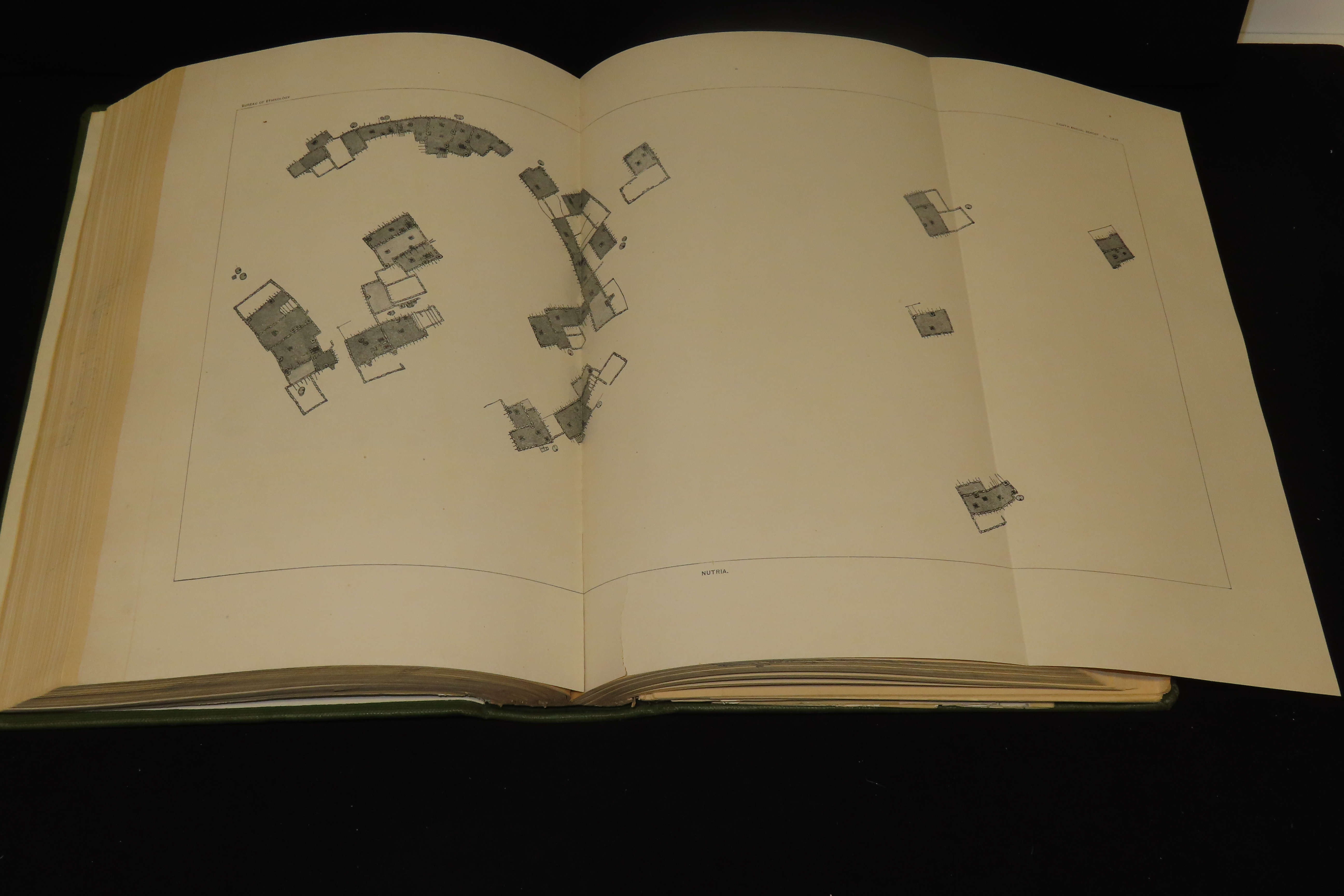 RARE 1891 FIRST EDITION HARDBACK BOOK; U.S. BUREAU OF AMERICAN ETHNOLOGY ANNUAL REPORT 1886-87. OVER 300 PAGES FULL OF INFO AND PICS!