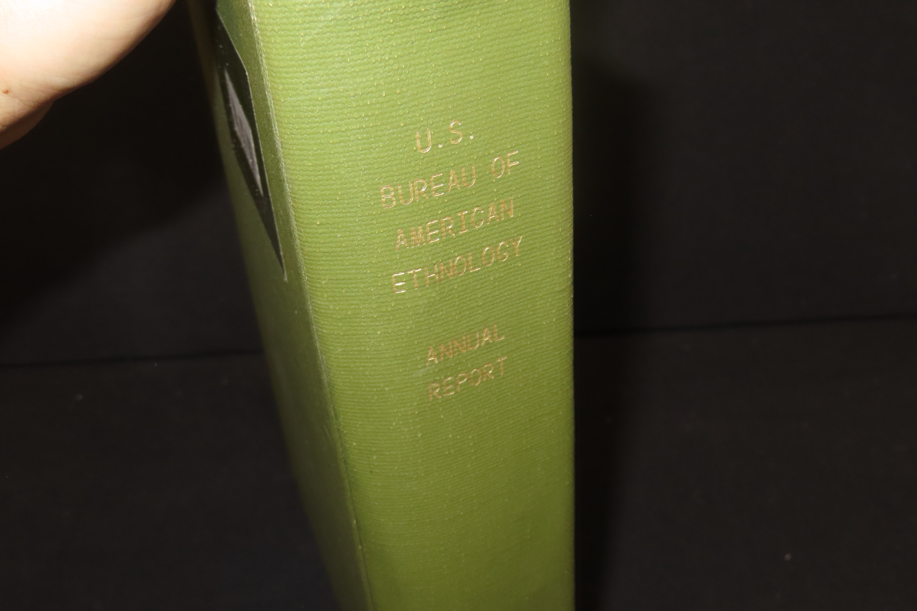 RARE 1891 FIRST EDITION HARDBACK BOOK; U.S. BUREAU OF AMERICAN ETHNOLOGY ANNUAL REPORT 1886-87. OVER 300 PAGES FULL OF INFO AND PICS!