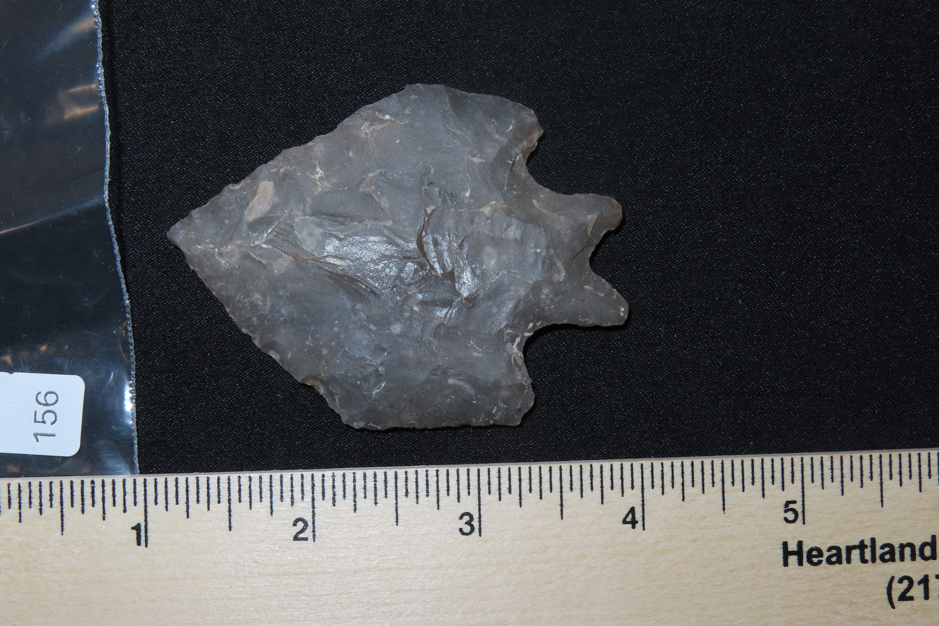Incredible 2 7/8" Texas Pentagonal Pedernales / Perd found in Kerr County TX. Finely Flaked example with great no brainer patina!