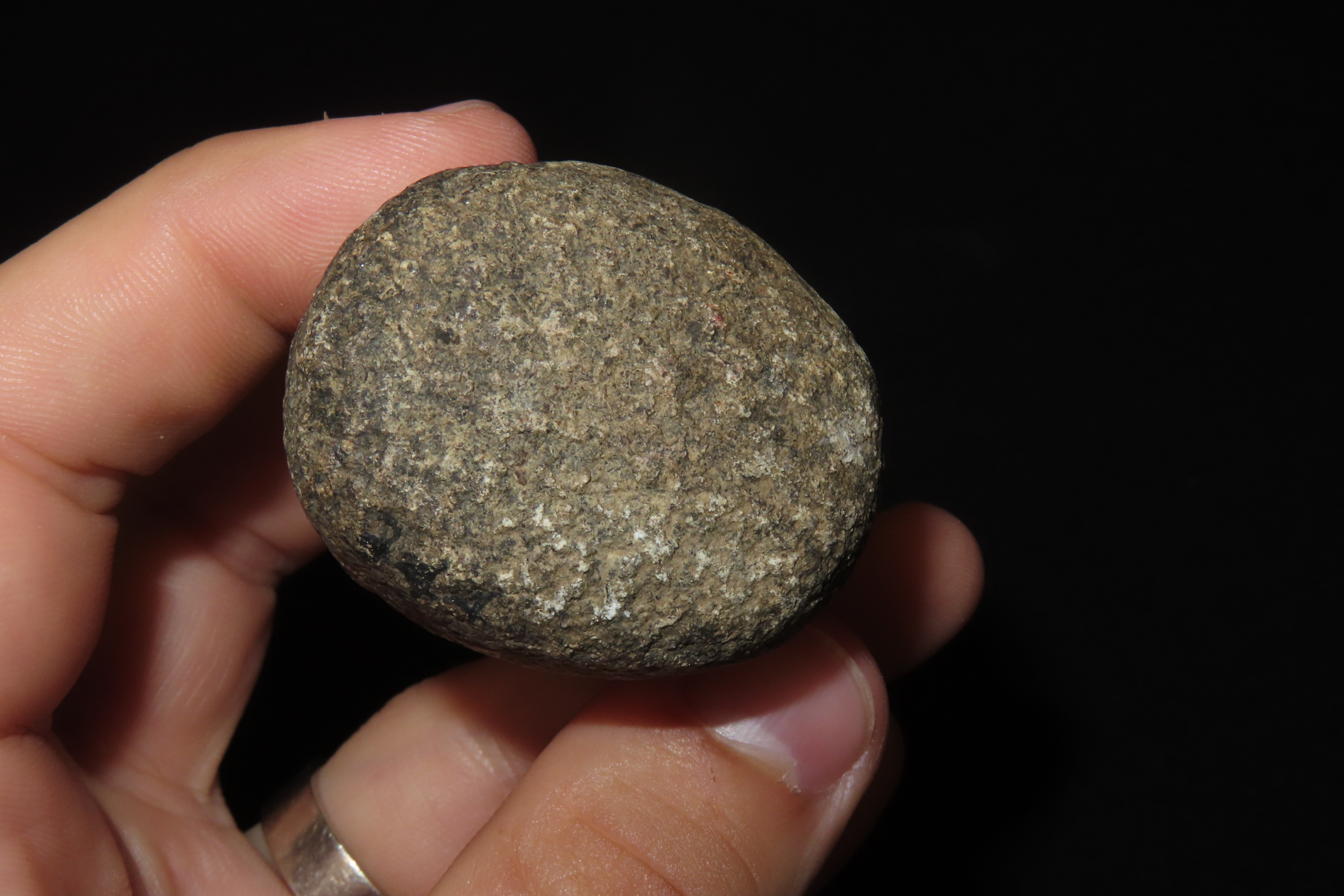 Grooved Hardstone Hammerstone /Axe found in Hamilton County Ohio. Nice example!
