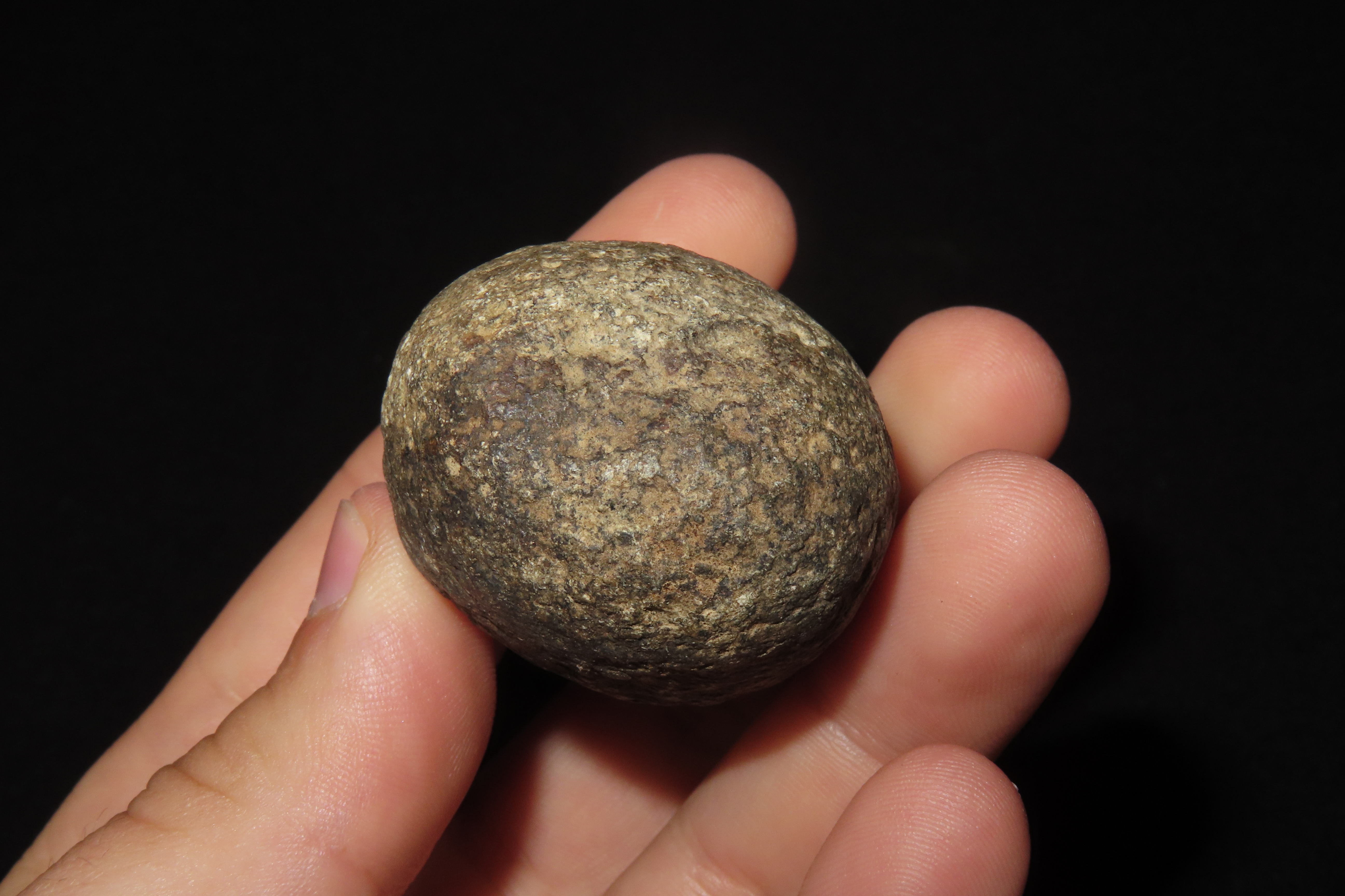 Grooved Hardstone Hammerstone /Axe found in Hamilton County Ohio. Nice example!