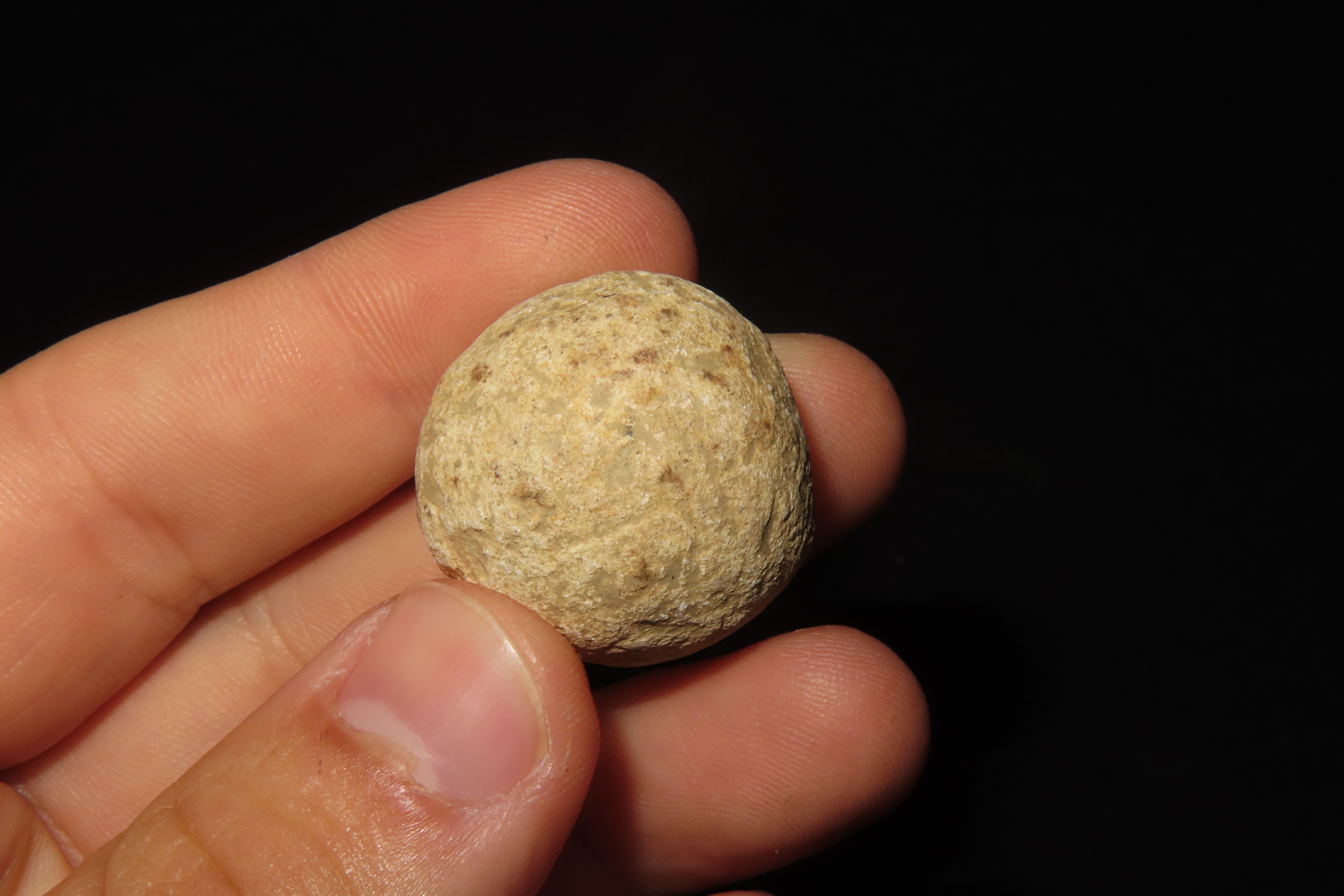 Group of 3 Hardstone Game Balls found in Western Kentucky. Nice examples.