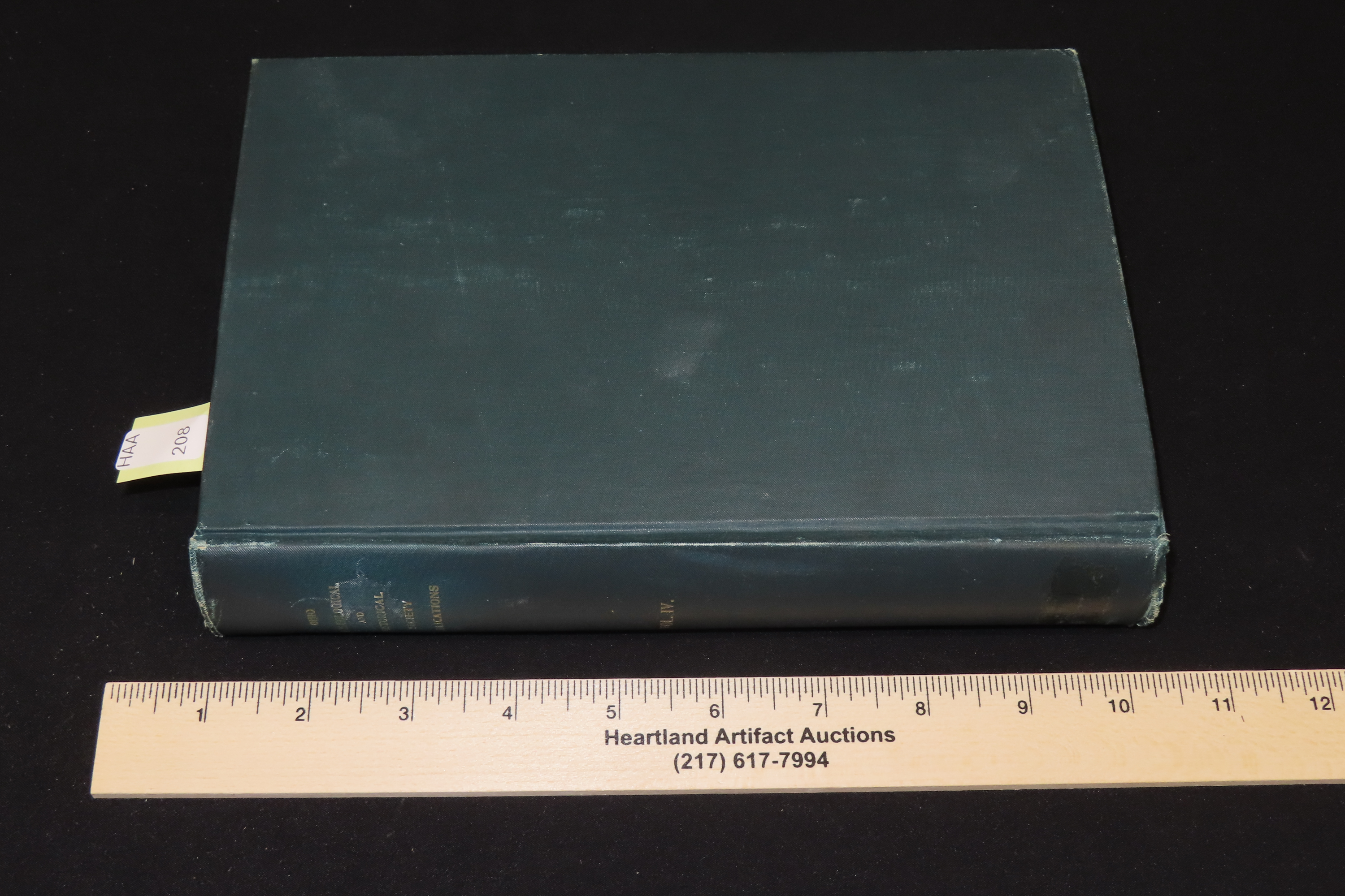 1895 FIRST EDITION HARDBACK; OHIO ARCHAEOLOGICAL AND HISTORICAL SOCIETY PUBLICATIONS VOLUME 4, 481 PAGES.