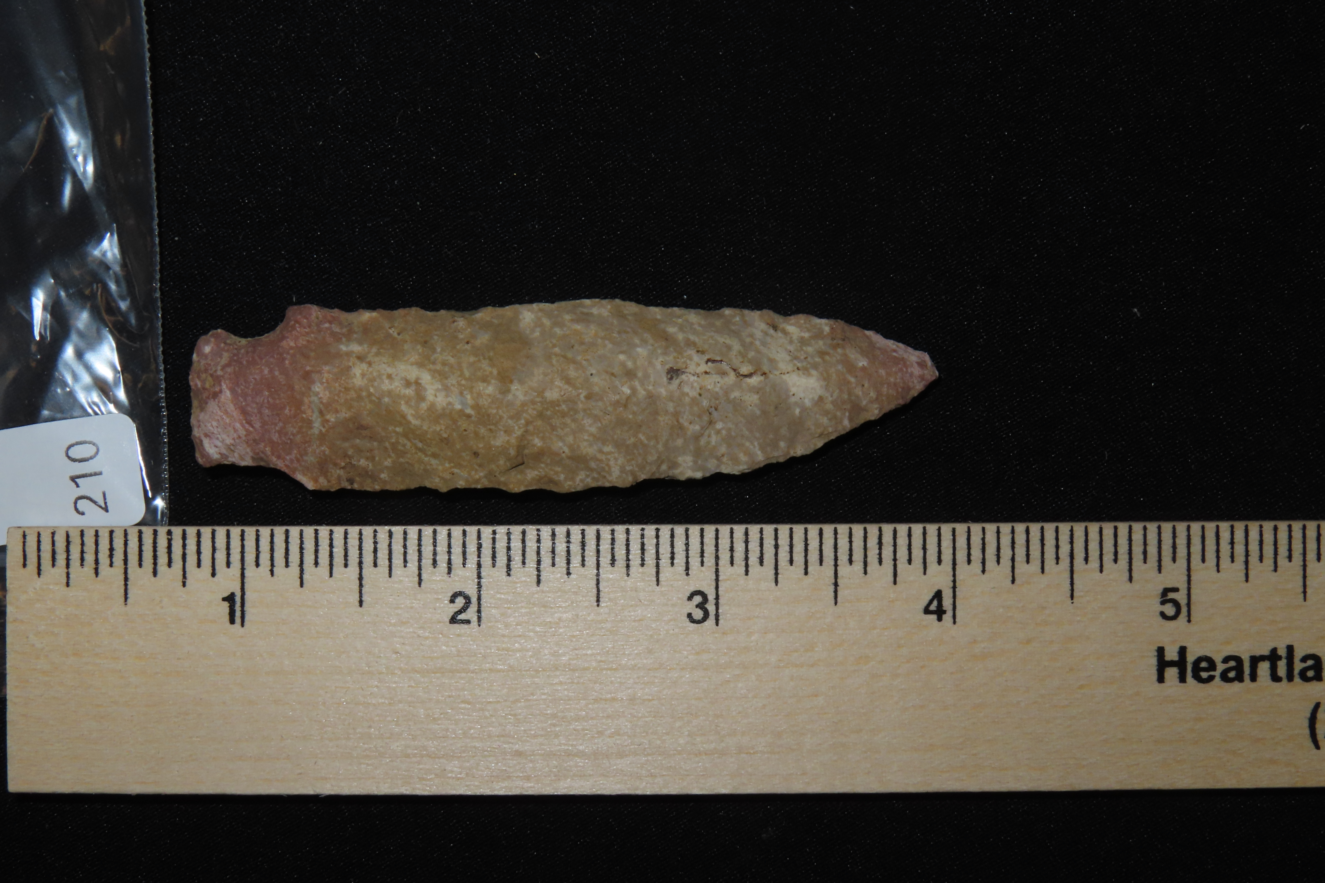 Amazing 3 1/4" Benton found in Harrison County Indiana along the Ohio River. Very Colorful Example.
