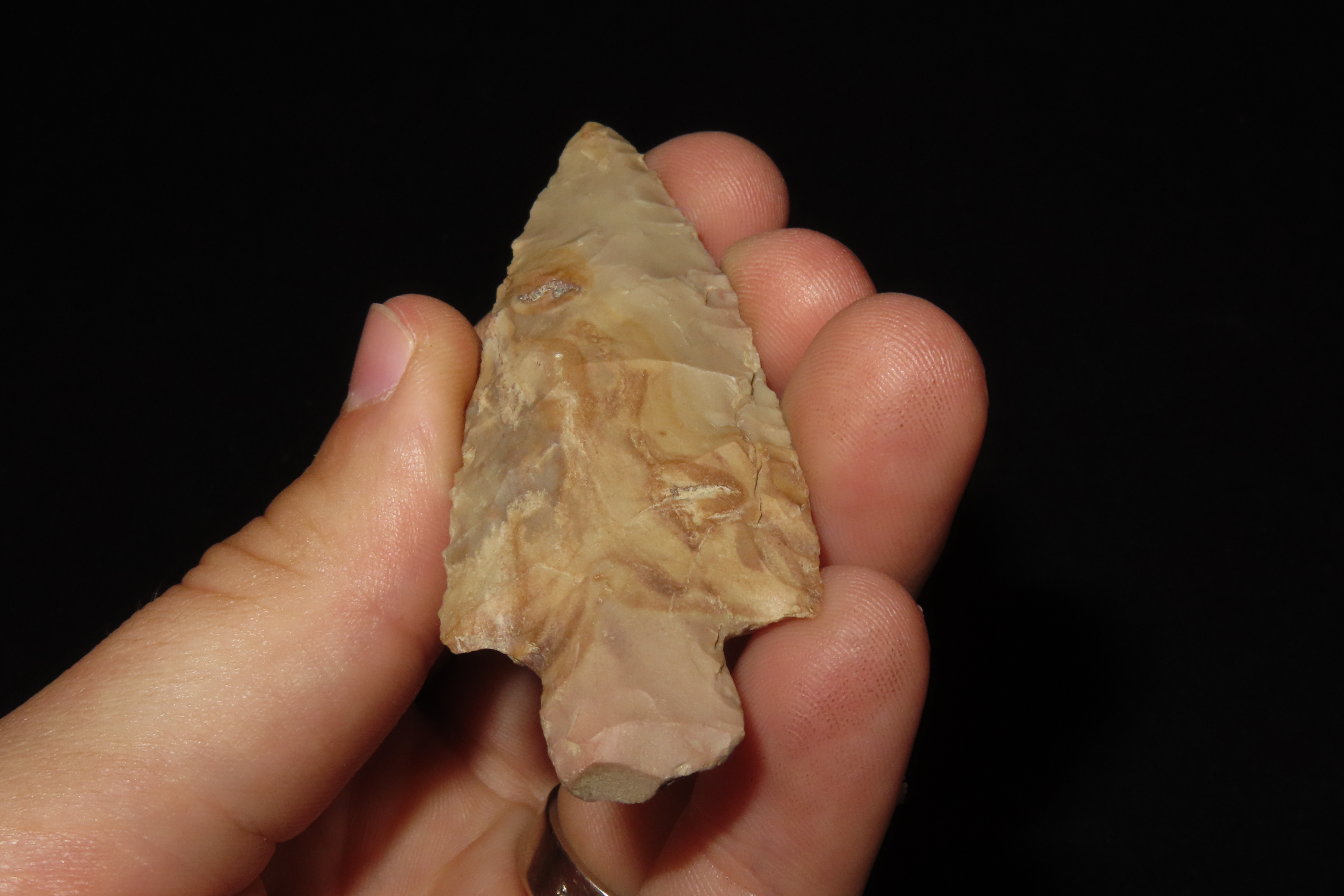 Amazing Buffalo River Beacon Island found in Wayne Co., Tennessee. Great Color, Very Nicely Flaked.