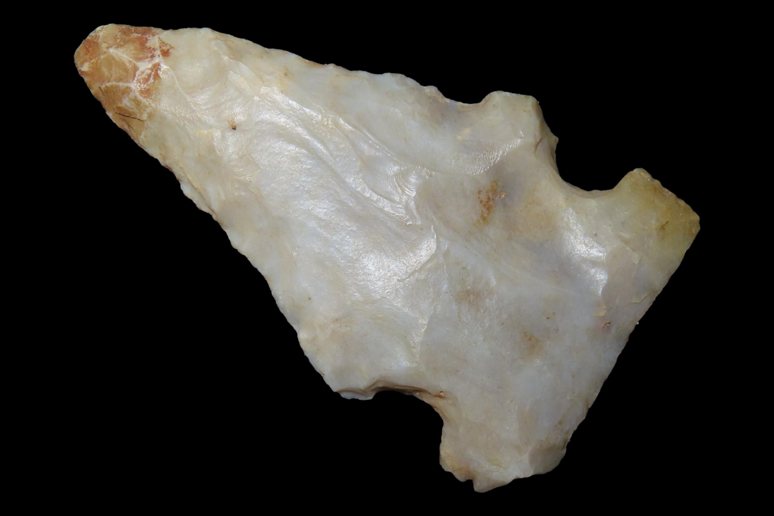 2 1/2" Translucent Flint Ridge Big Sandy found in Richland County Ohio.