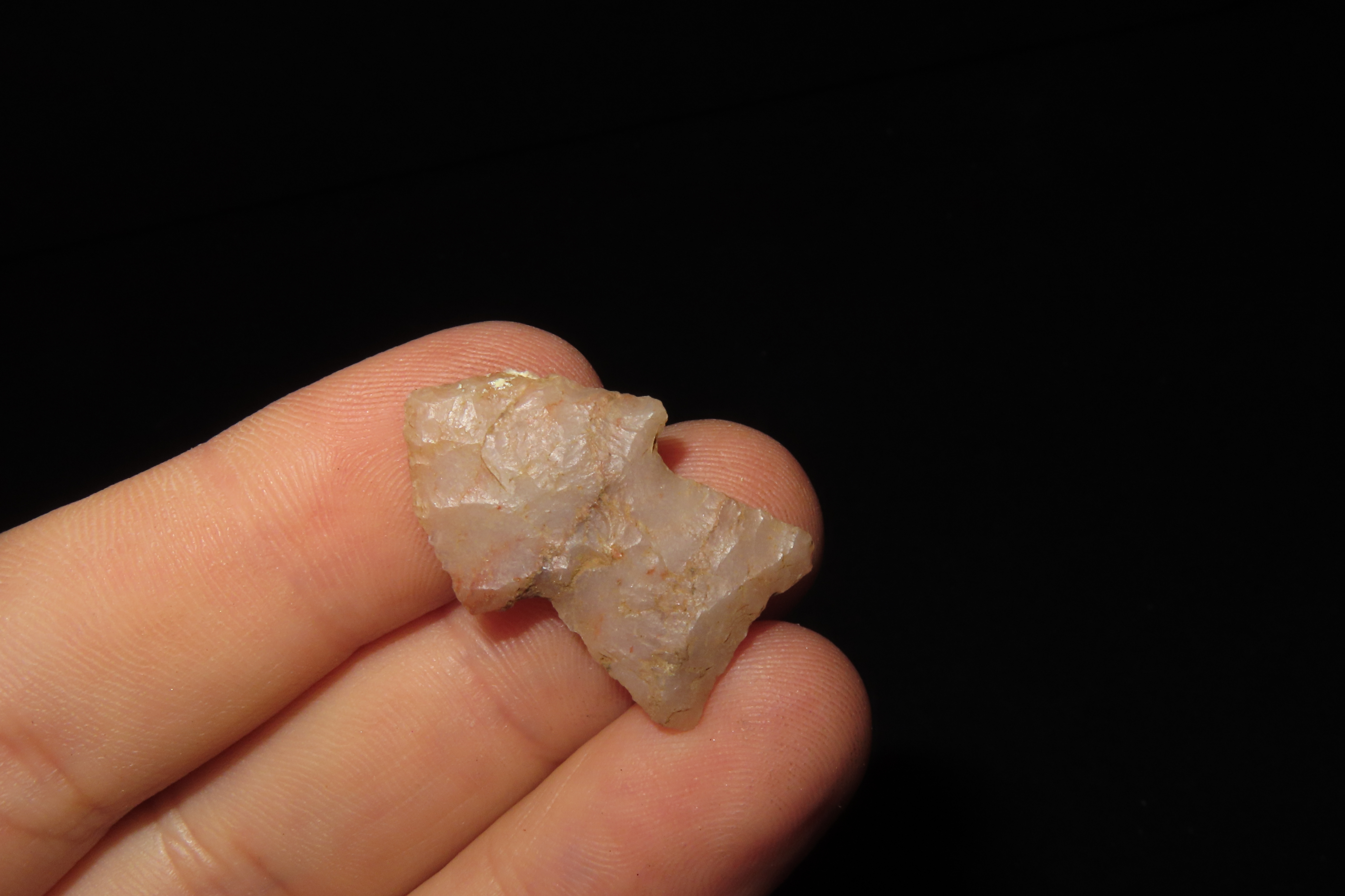 Highly Translucent Florida Bird Point, Yuma. Ex Brian Boles Collection. Deep South Arrowhead.