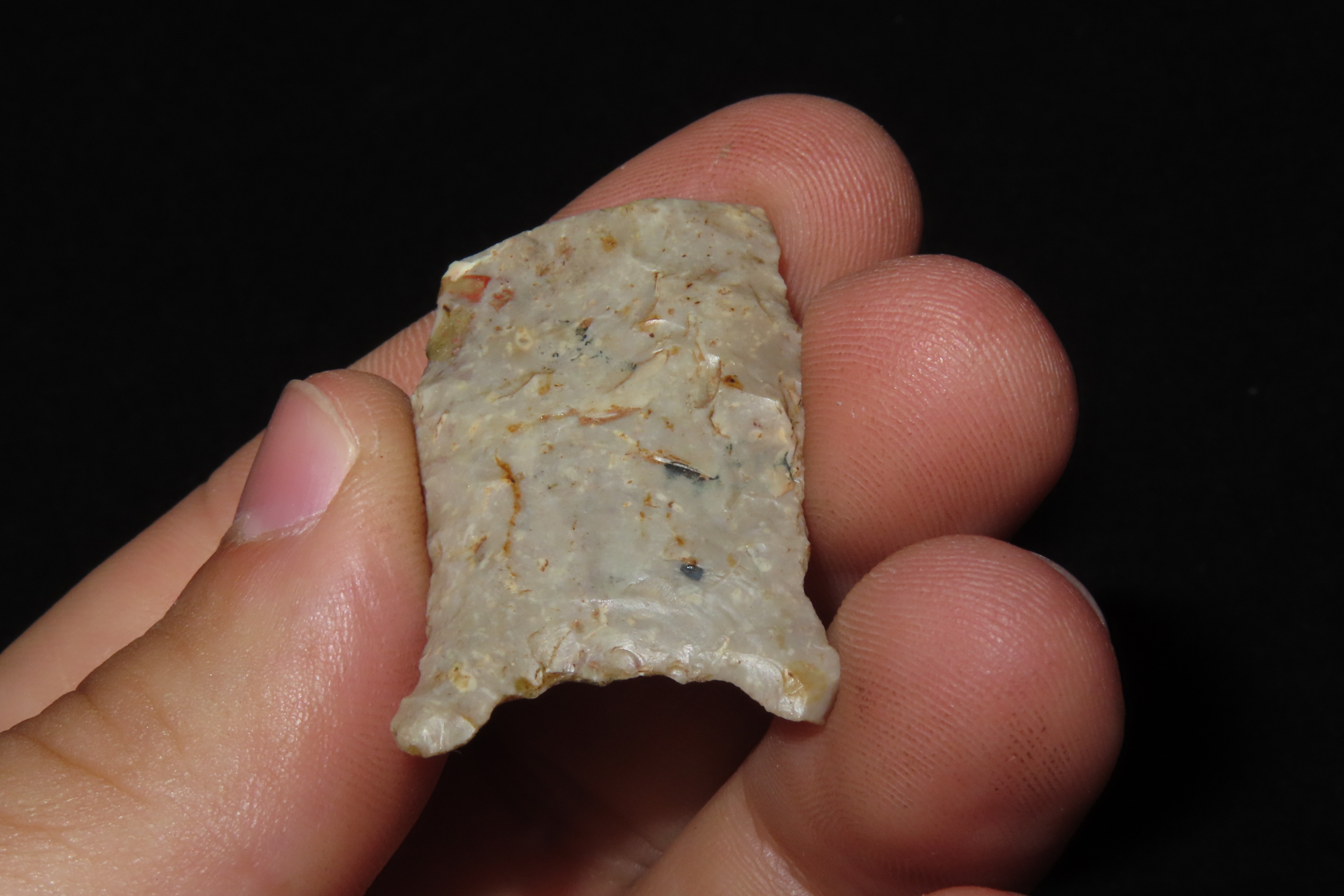 Nice Heartbreaker Paleo Cumberland base found in Hart County, Kentucky.