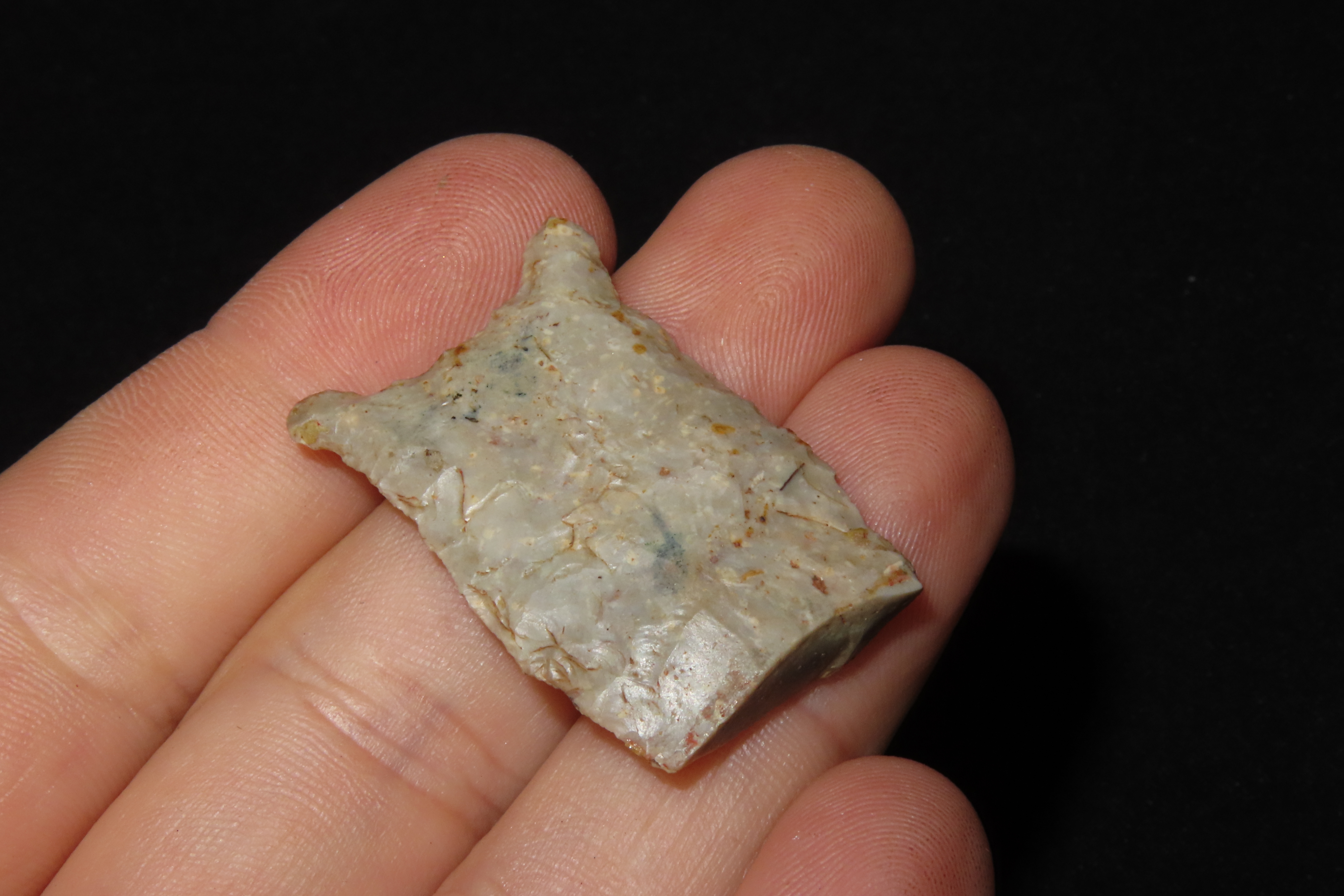 Nice Heartbreaker Paleo Cumberland base found in Hart County, Kentucky.