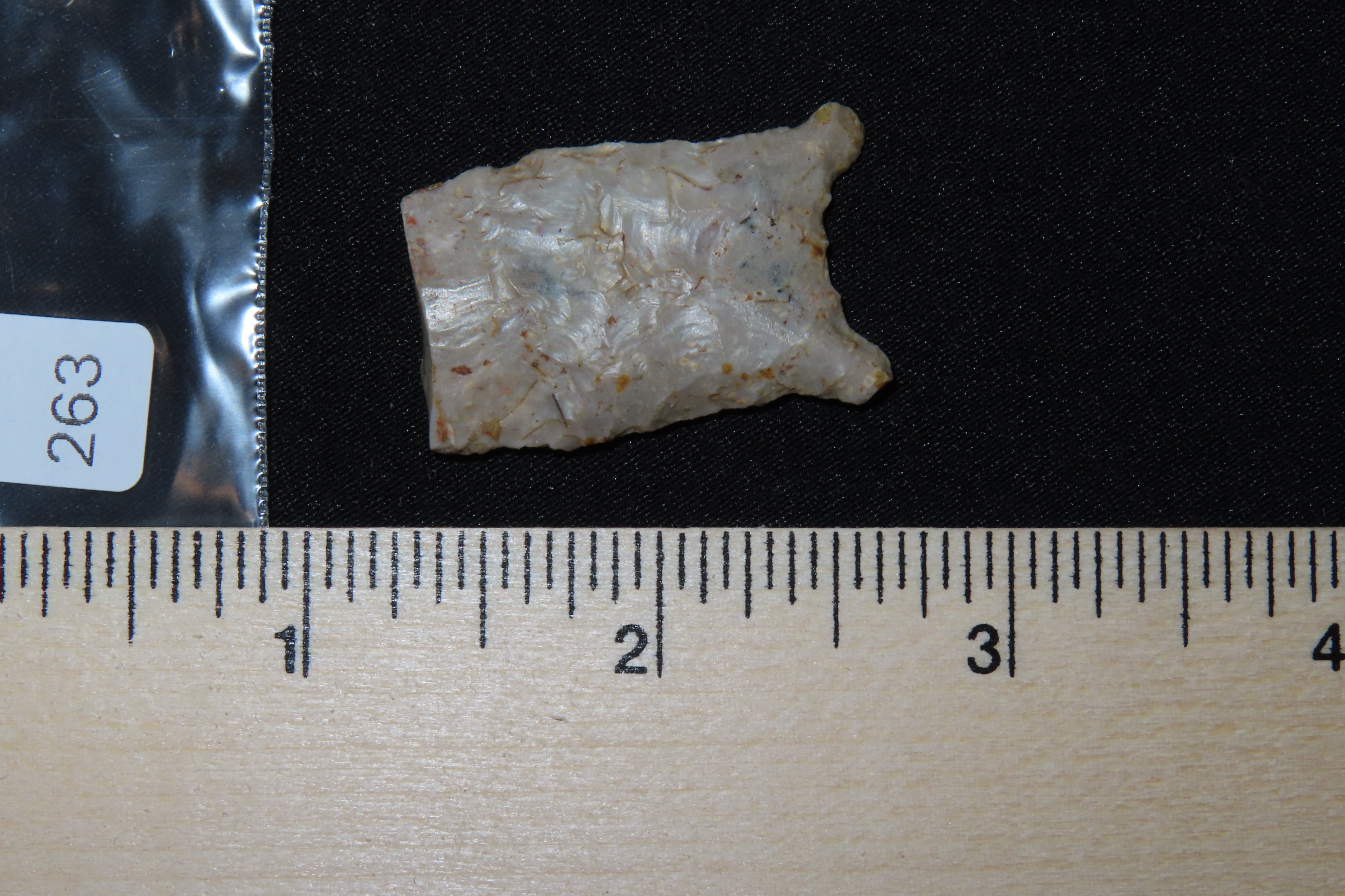 Nice Heartbreaker Paleo Cumberland base found in Hart County, Kentucky.