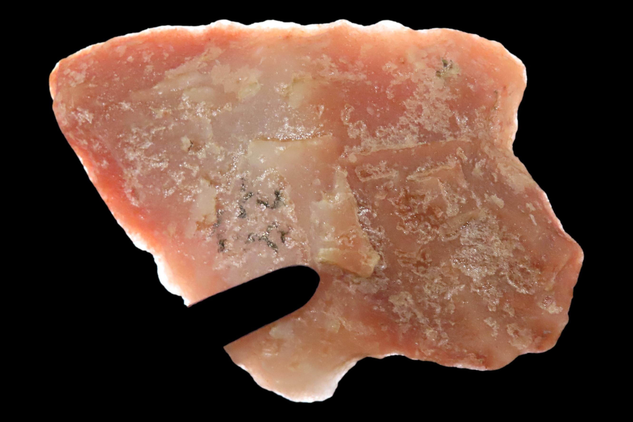Colorful Florida Marion / Newnan found in Pasco County, FL. Red & Pink Quartz. Ex Brian Boles Collection. Deep South Arrowhead.
