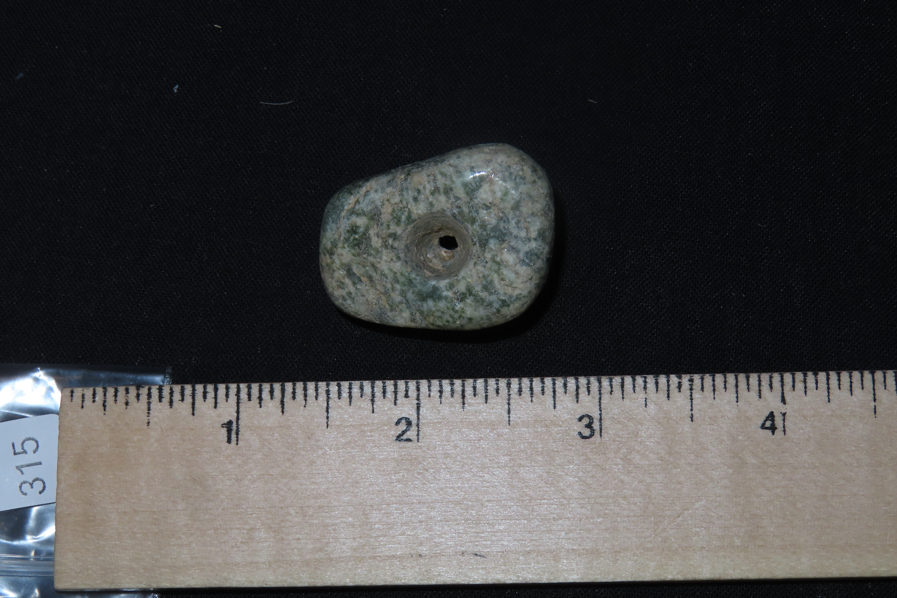 Large Beautiful Pre-Columbian Mezcala Jade / Jadeite Pendant, Drilled Stone Bead. Meticulously Shaped & Heavily Polished with Outstanding Co