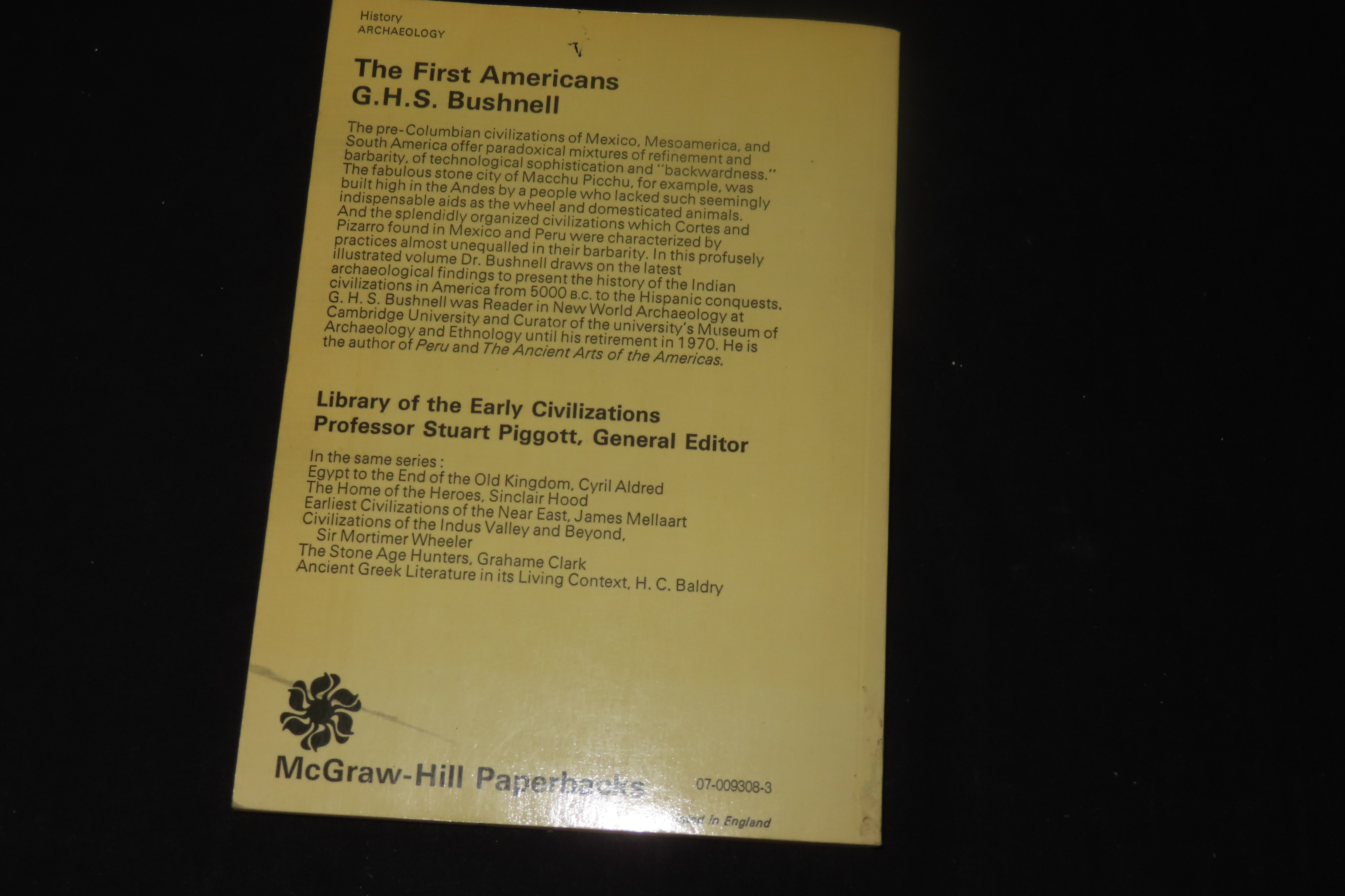 THE FIRST AMERICANS, PRE-COLUMBIAN CIVILIZATIONS, GREAT BOOK THAT BREAKS DOWN THE TIMEFRAME OF CULTURES FROM 10,000 YEARS AGO TO 1500