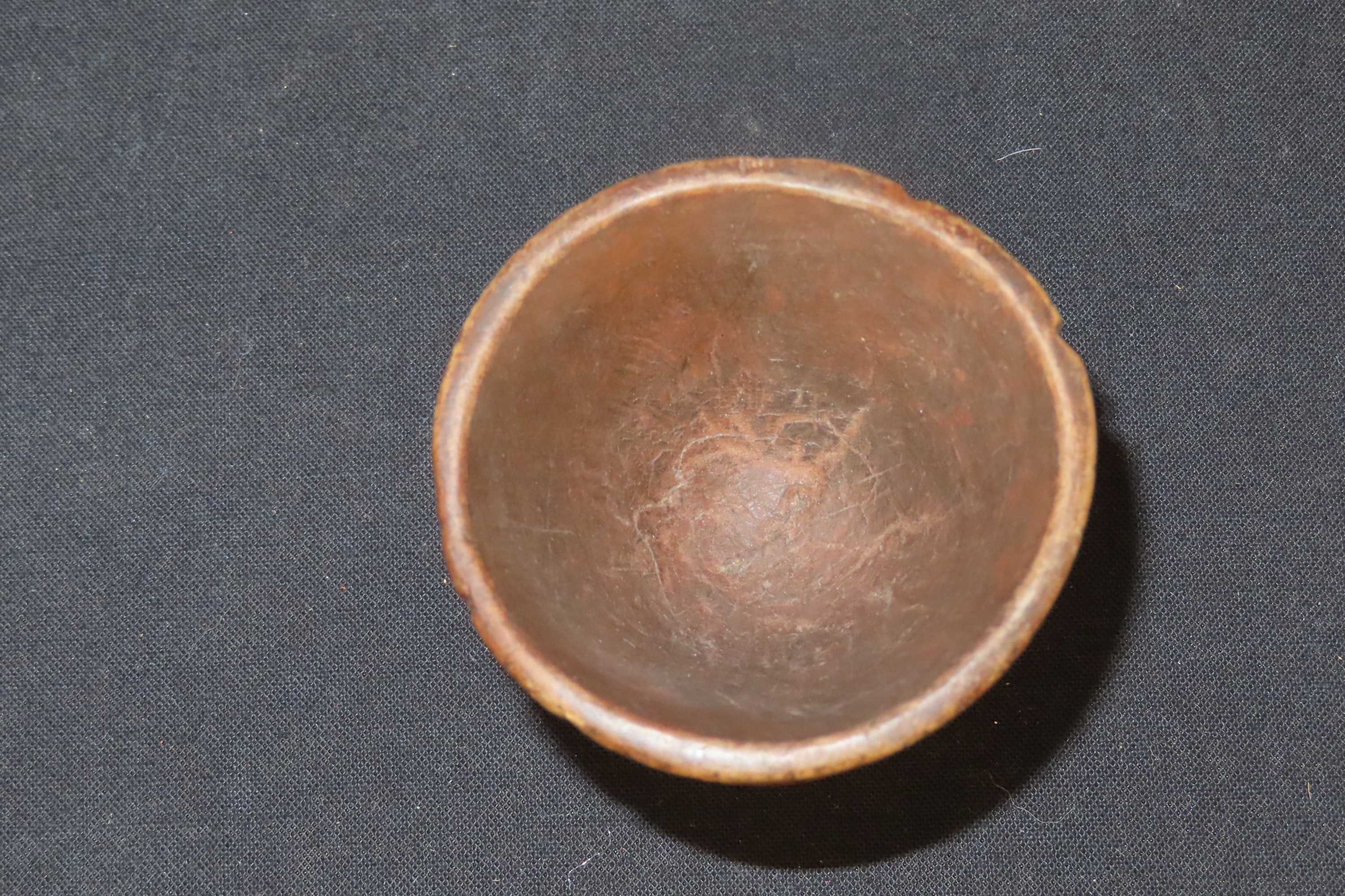 Nice Pre-Columbian Inca Hand Carved Wood Cup / Kero, found in Peru. Drinking Vessel for the black drink.