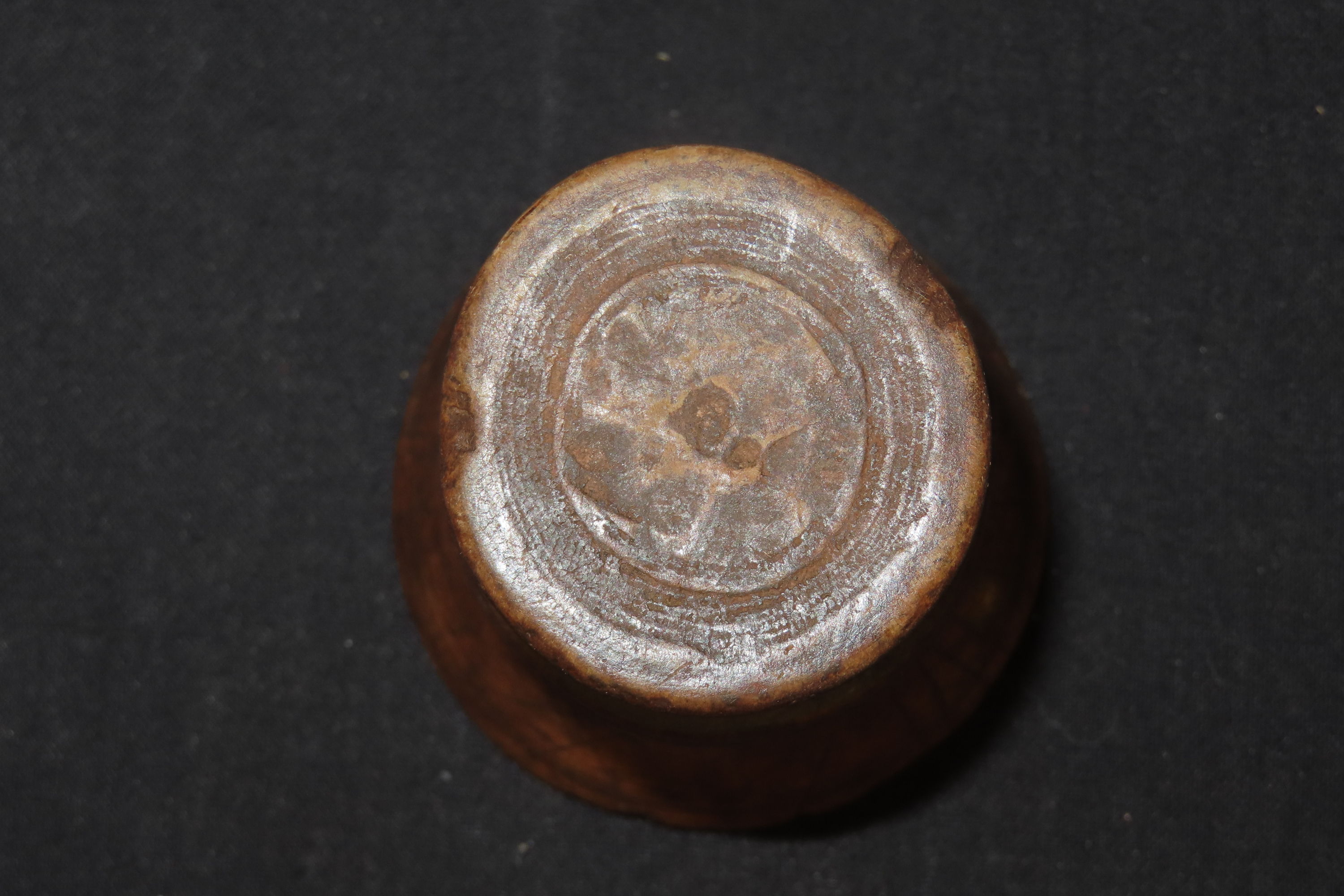 Nice Pre-Columbian Inca Hand Carved Wood Cup / Kero, found in Peru. Drinking Vessel for the black drink.