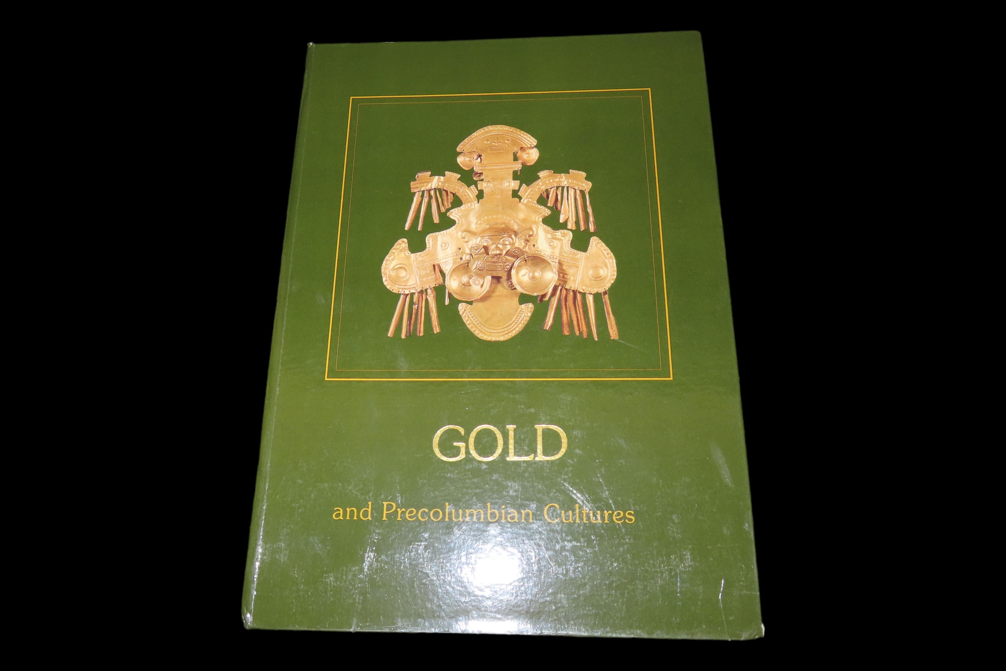GOLD & PRECOLUMBIAN CULTURES, HARDBACK, 71 PAGES FULL OF PICS AND INFO ON THE GOLDEN RELICS & THE INDIANS THAT MADE THEM