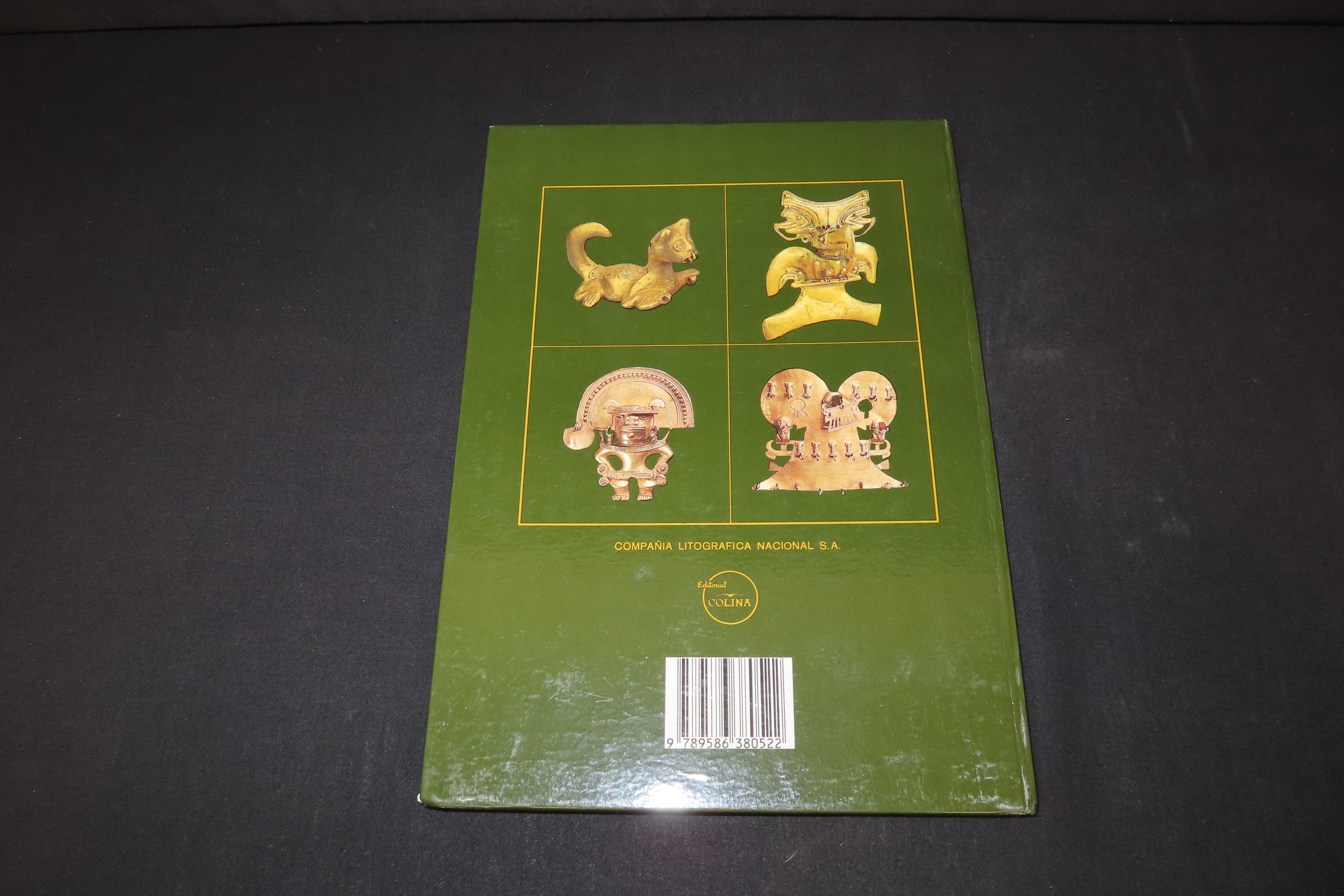 GOLD & PRECOLUMBIAN CULTURES, HARDBACK, 71 PAGES FULL OF PICS AND INFO ON THE GOLDEN RELICS & THE INDIANS THAT MADE THEM