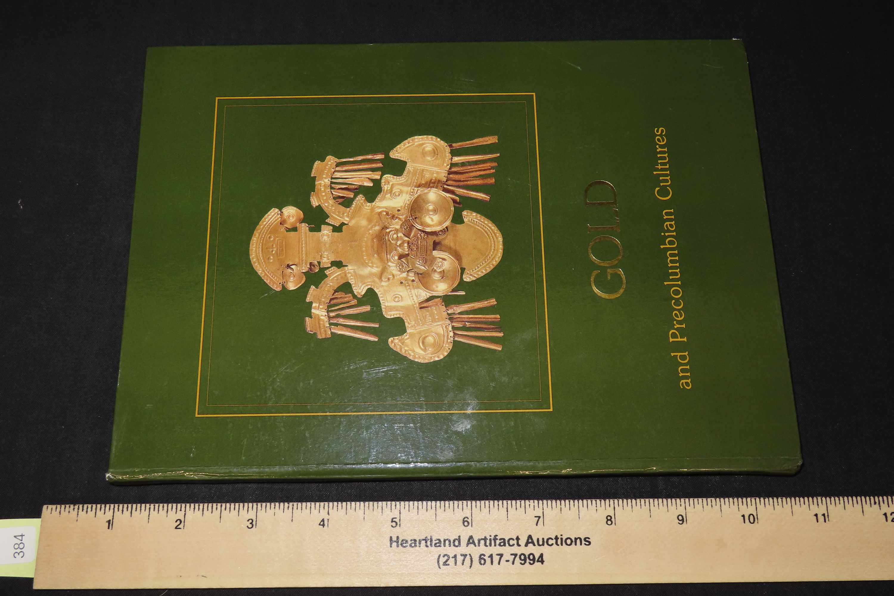 GOLD & PRECOLUMBIAN CULTURES, HARDBACK, 71 PAGES FULL OF PICS AND INFO ON THE GOLDEN RELICS & THE INDIANS THAT MADE THEM