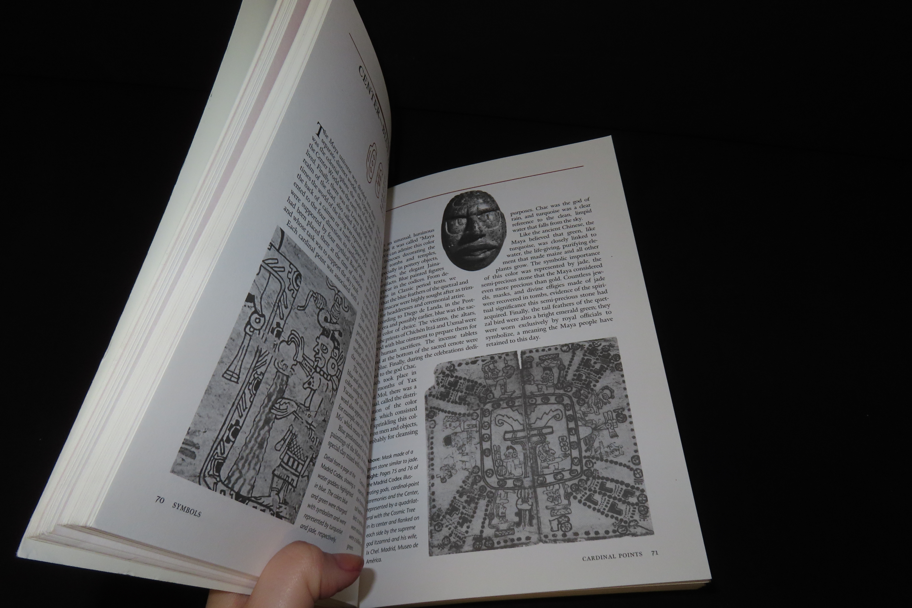 MAYA SCRIPT, HARDBACK, 180 PAGES TEACHING THE MEANINGS OF THE MAYAN ALPHABET, LETTERS, IMAGES, PICTURES, ETC