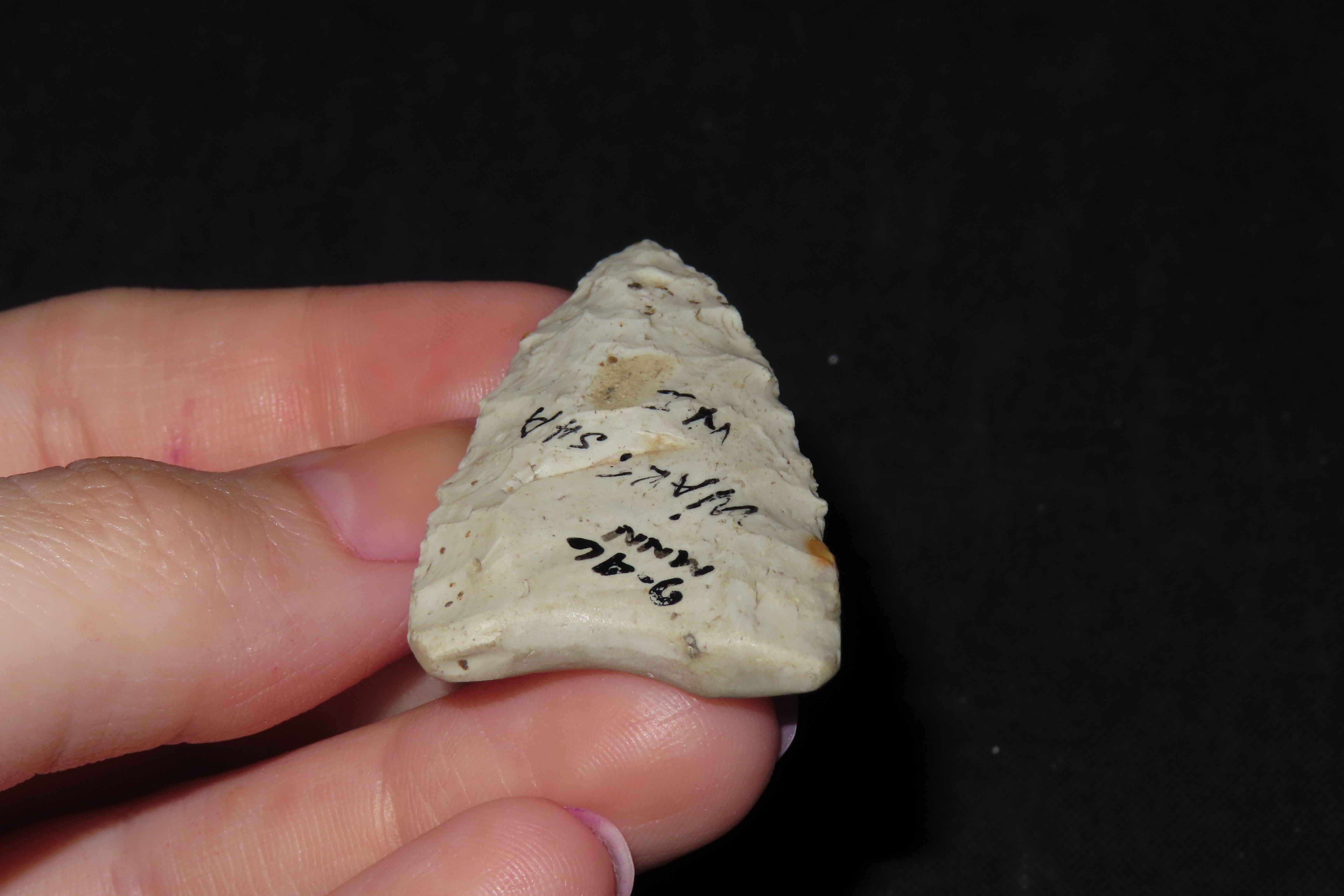 Fluted paleo Clovis found in Waukesha Co. Wisconsin. Base Salvaged after Break. Well Fluted on Both sides.