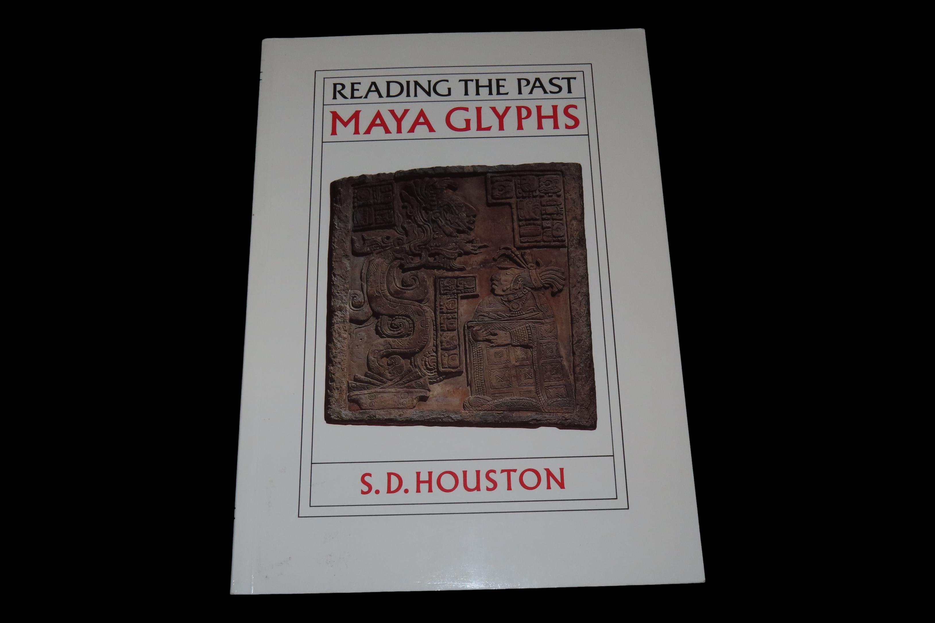 READING THE PAST, MAYA GLYPHS, 64 PAGES TEACHING THE DEFINITIONS OF THE MAYAN ALPHABET, LETTERS, IMAGES, PICTURES, ETC