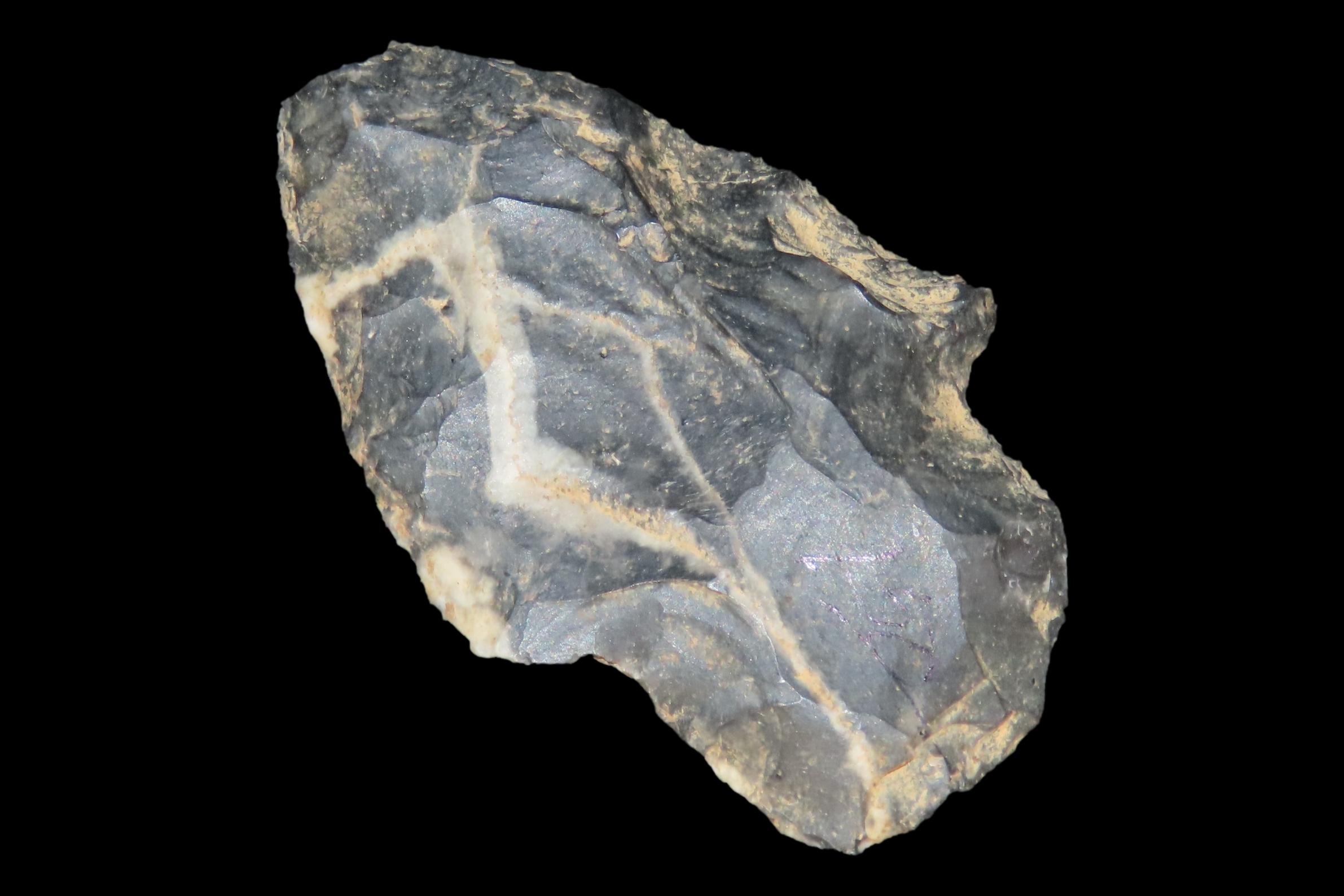Colorful Lightning Streak Novaculite Gary / Adena found in Northern Arkansas. Great Color!