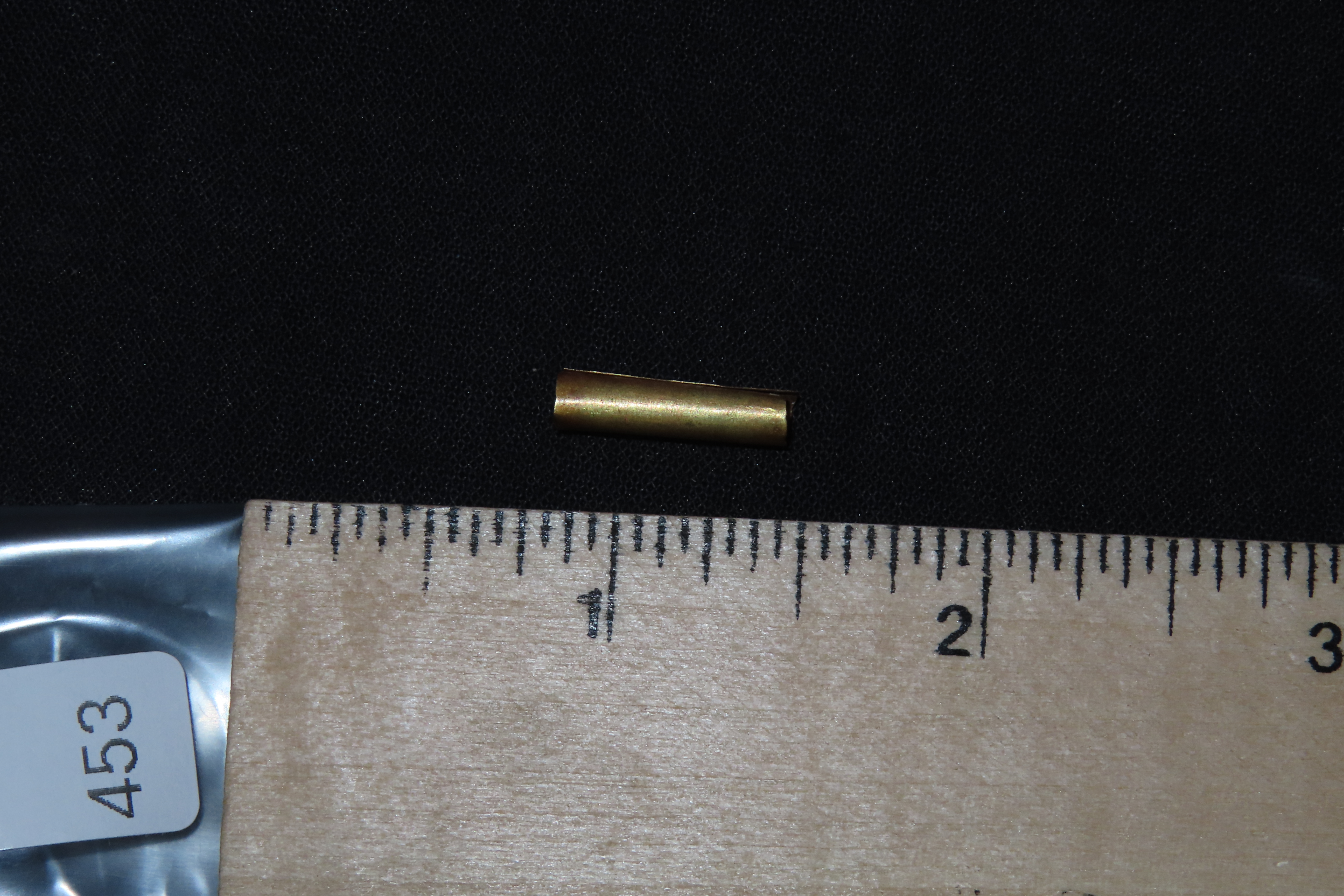 Rare Pure Gold Tube Bead, Peru, Made from Solid Gold, Nice Example. Great piece of Ancient History & Ingenuity!