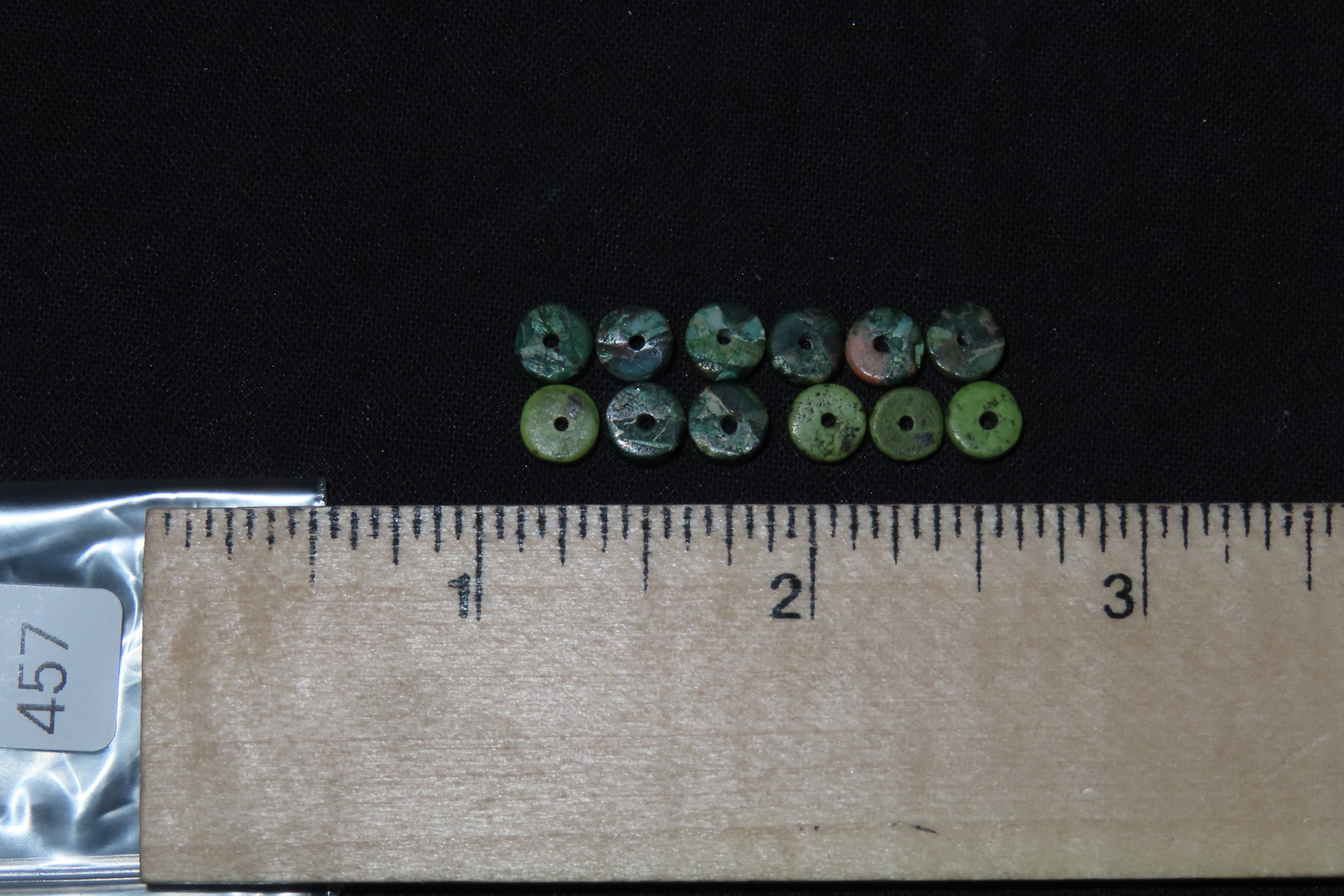 Lot of Colorful Green Jade & jadeite Beads from Mexico.