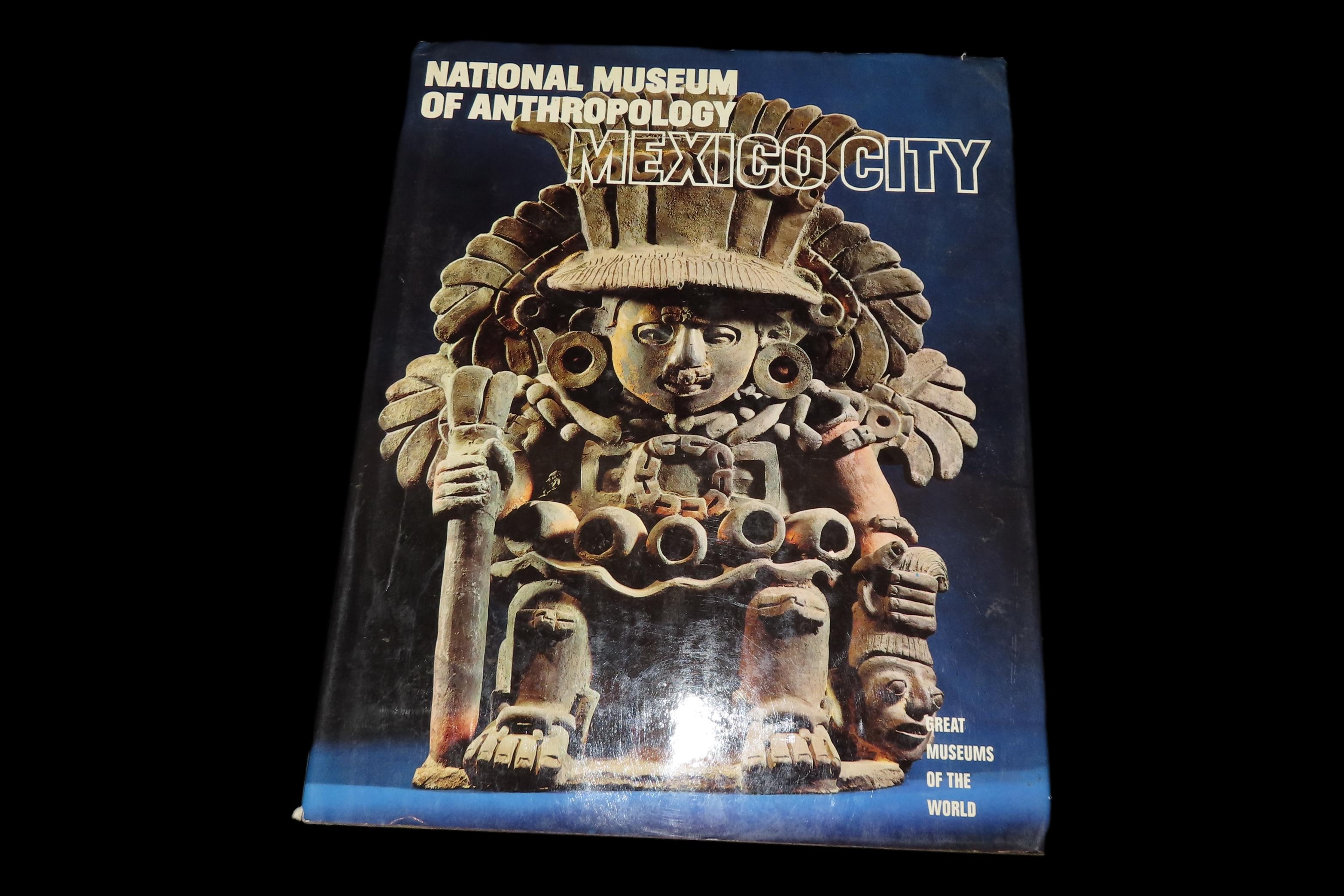 NATIONAL MUSEUM OF ANTHROPOLOGY, MEXICO CITY, HARDBACK, FULL OF GREAT PICTURES & INFO OF PRE-COLUMBIAN ARTIFACTS & RELICS
