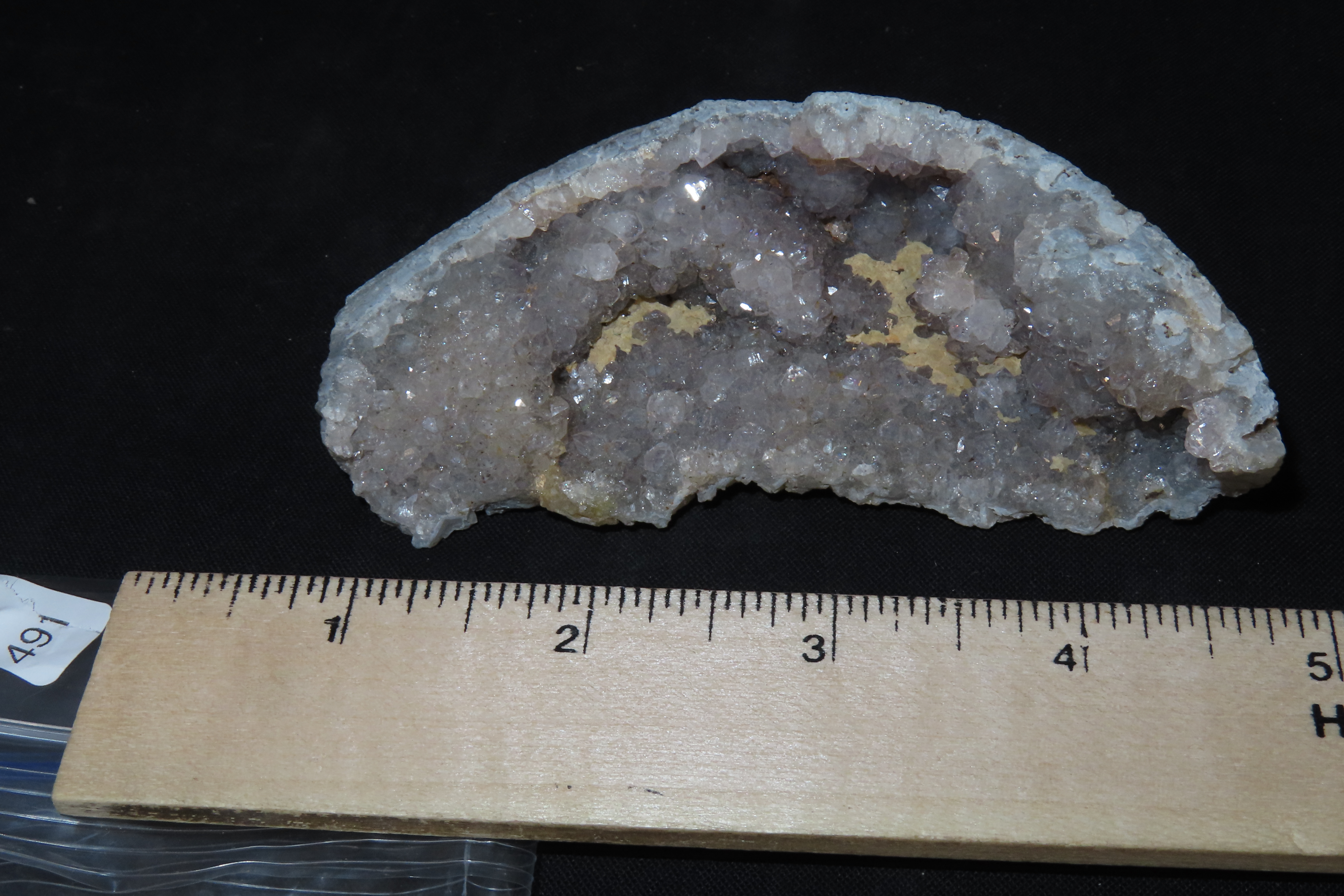 Beautiful Large Cut & Polished Geode Cave Quartz Cluster. Amazing Color! Nice Large Example