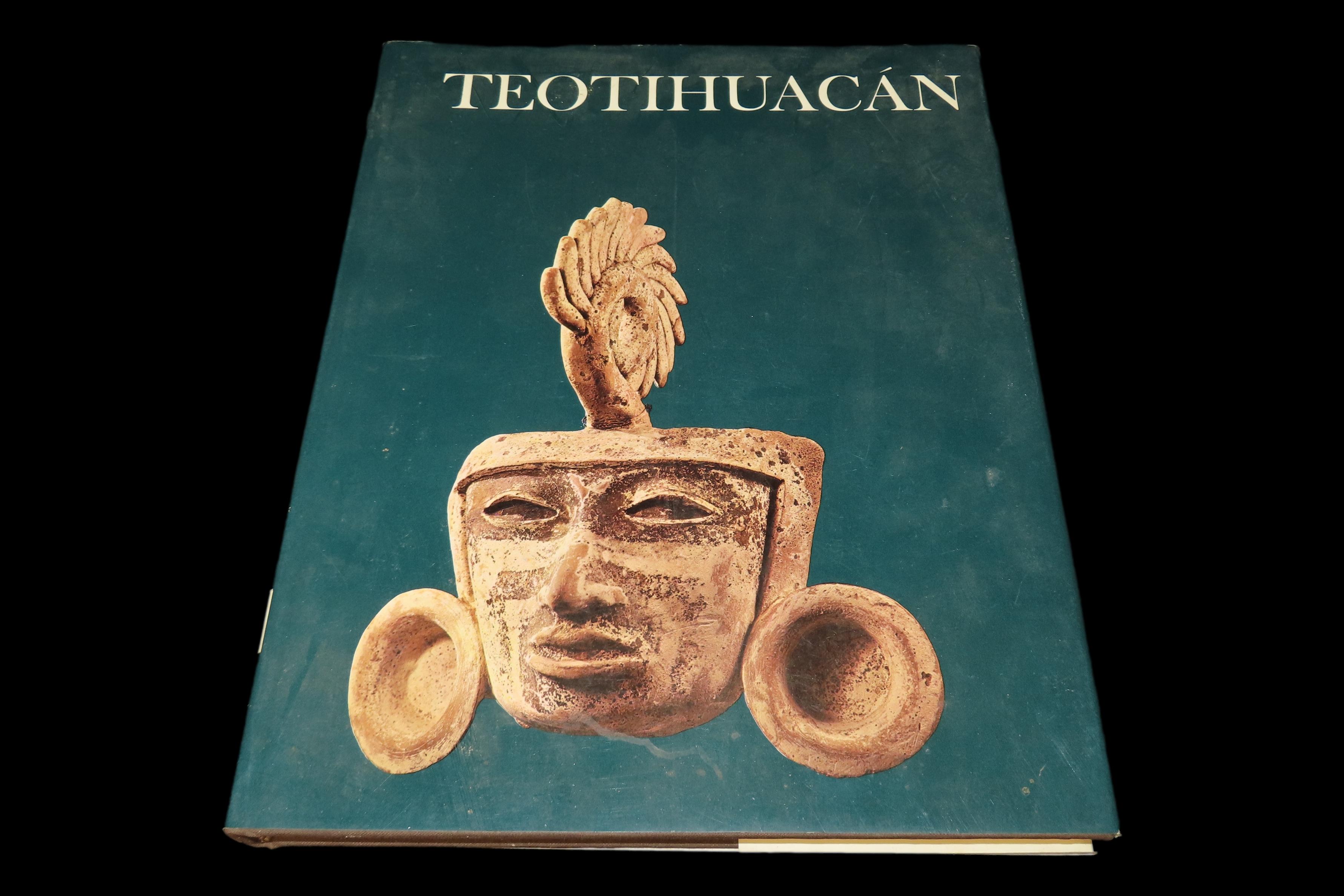 TEOTIHUACAN, HARDBACK 172 PAGES, LOTS OF GREAT PITCURES OF SOME INCREDIBLE ARTIFACTS & OTHER IMAGES FOR THE AREA
