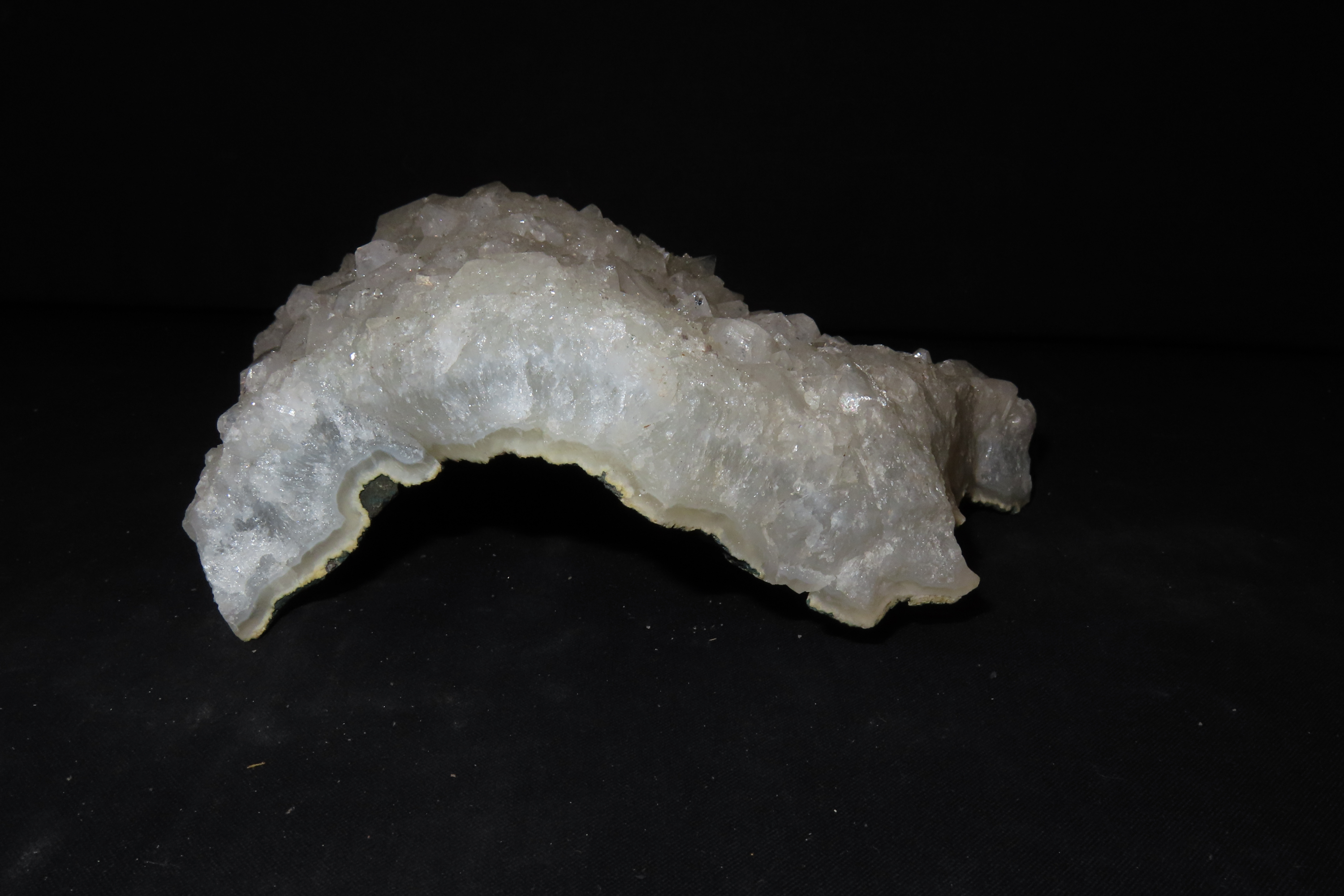 Beautiful Large 7" Crystal Clear Quartz Cluster. Great Display Specimen.