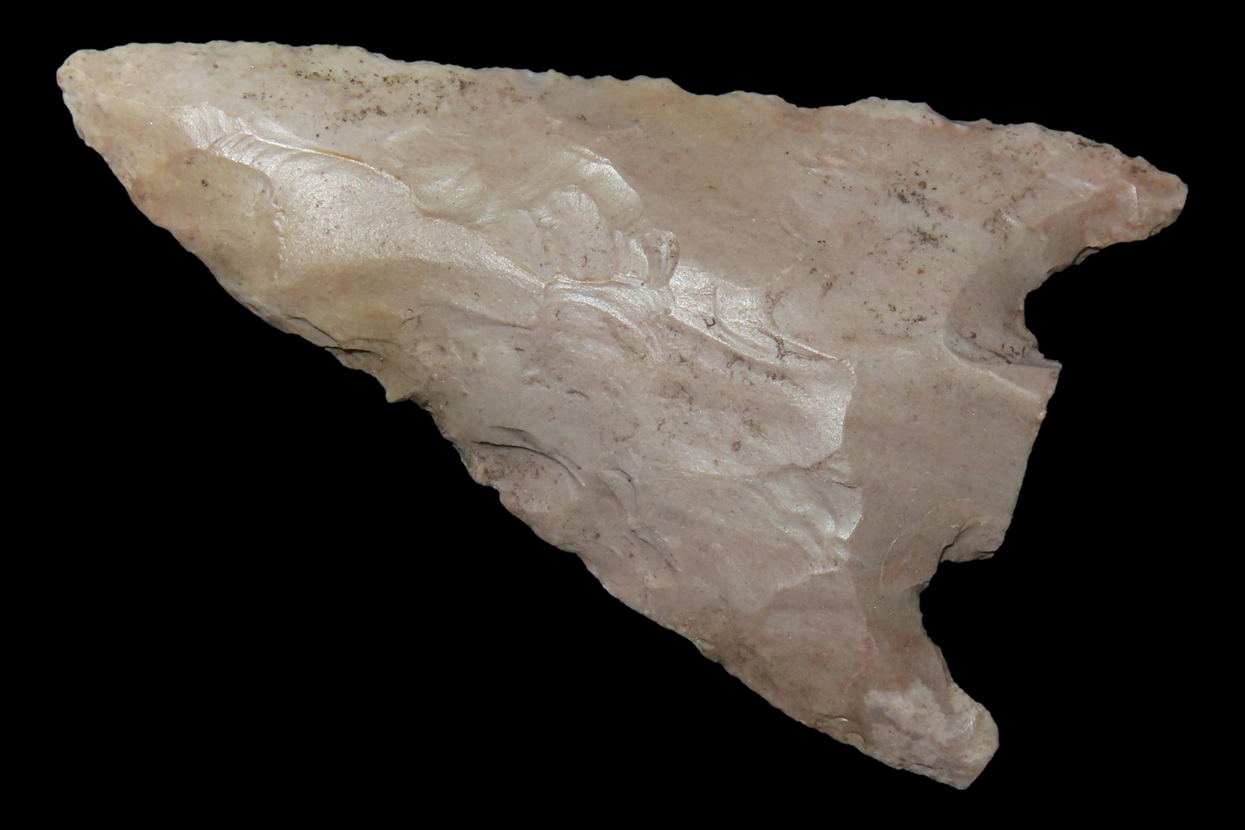 Nice 2 1/4" Rankin found in Wayne County Tennessee. Indian Arrowhead, Artifact.